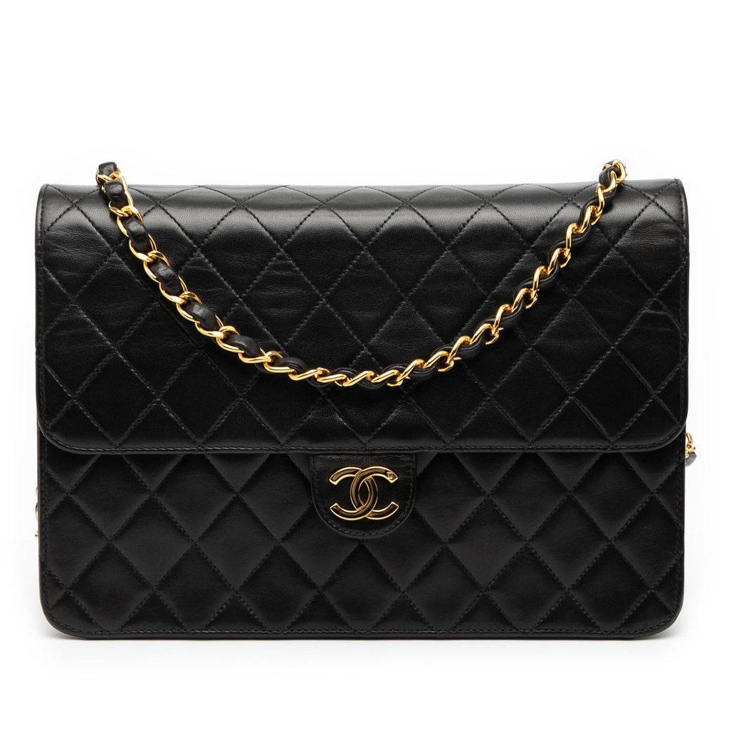 Chanel Medium CC Quilted Lambskin Single Flap