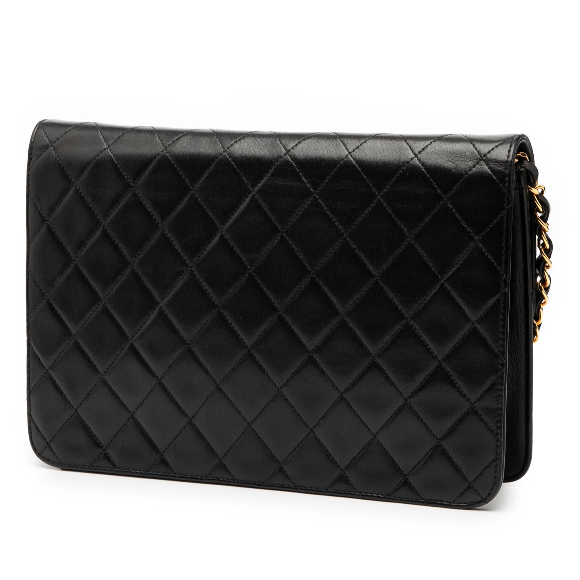 Chanel Medium CC Quilted Lambskin Single Flap