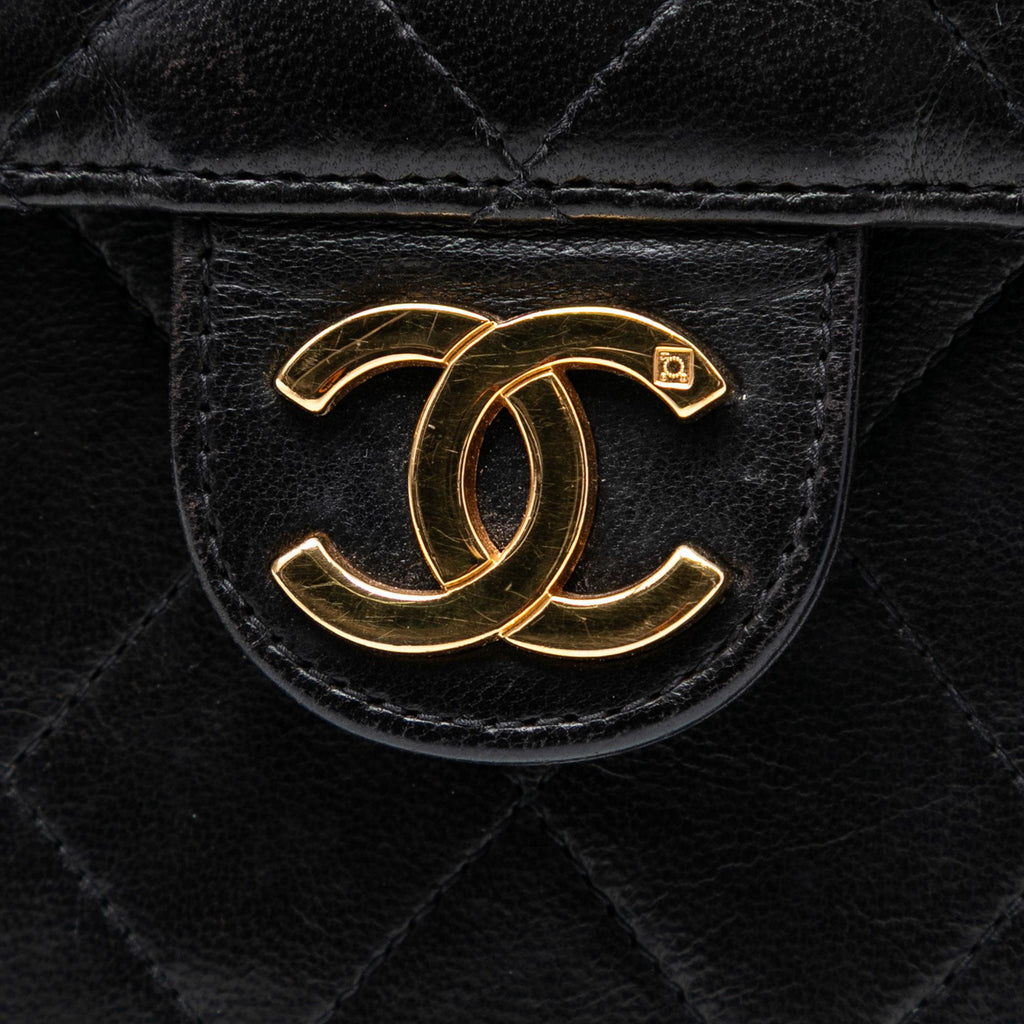 Chanel Medium CC Quilted Lambskin Single Flap