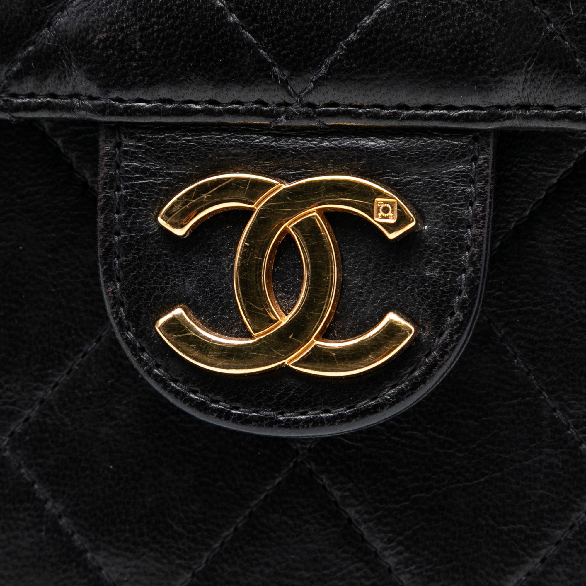 Chanel Medium CC Quilted Lambskin Single Flap