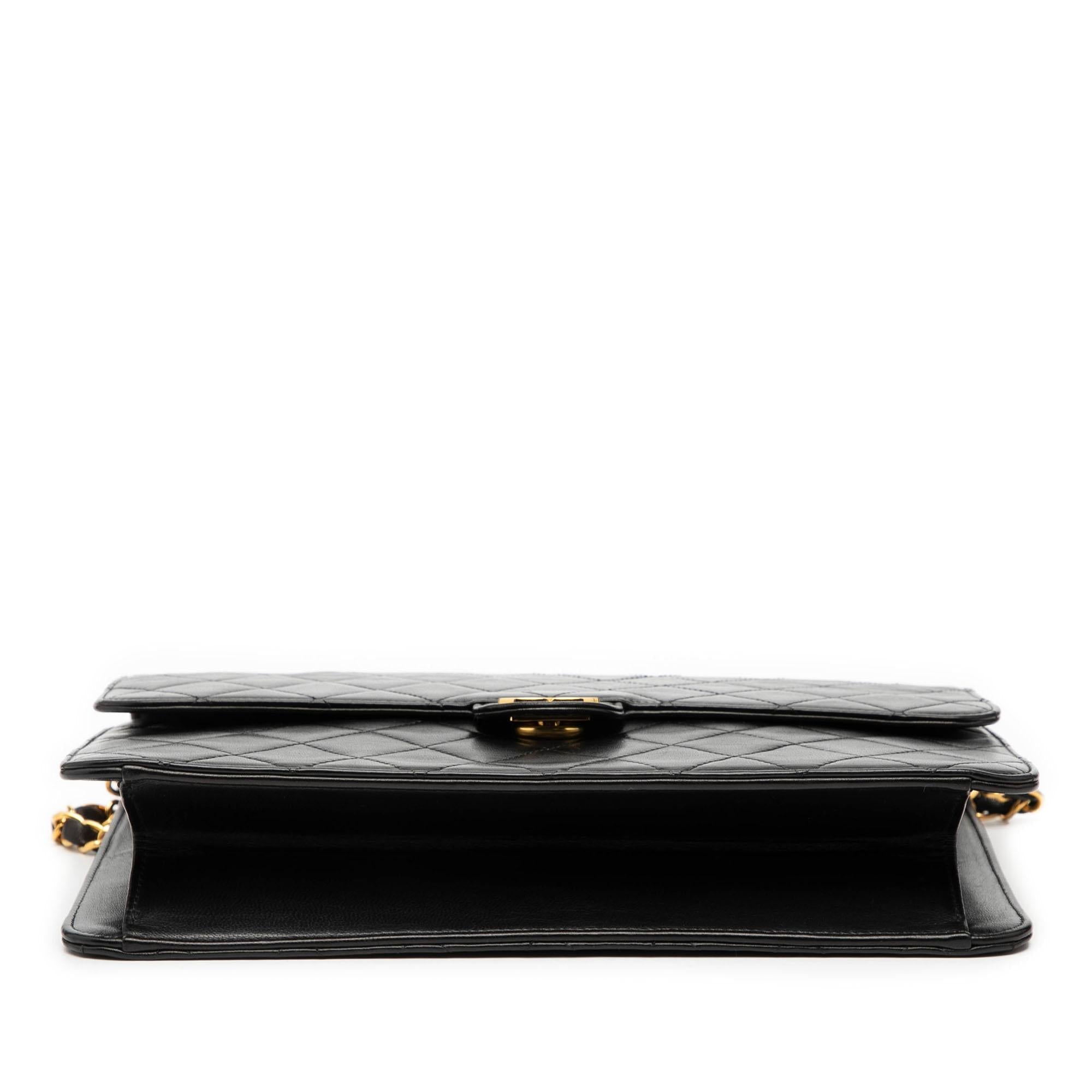 Chanel Medium CC Quilted Lambskin Single Flap