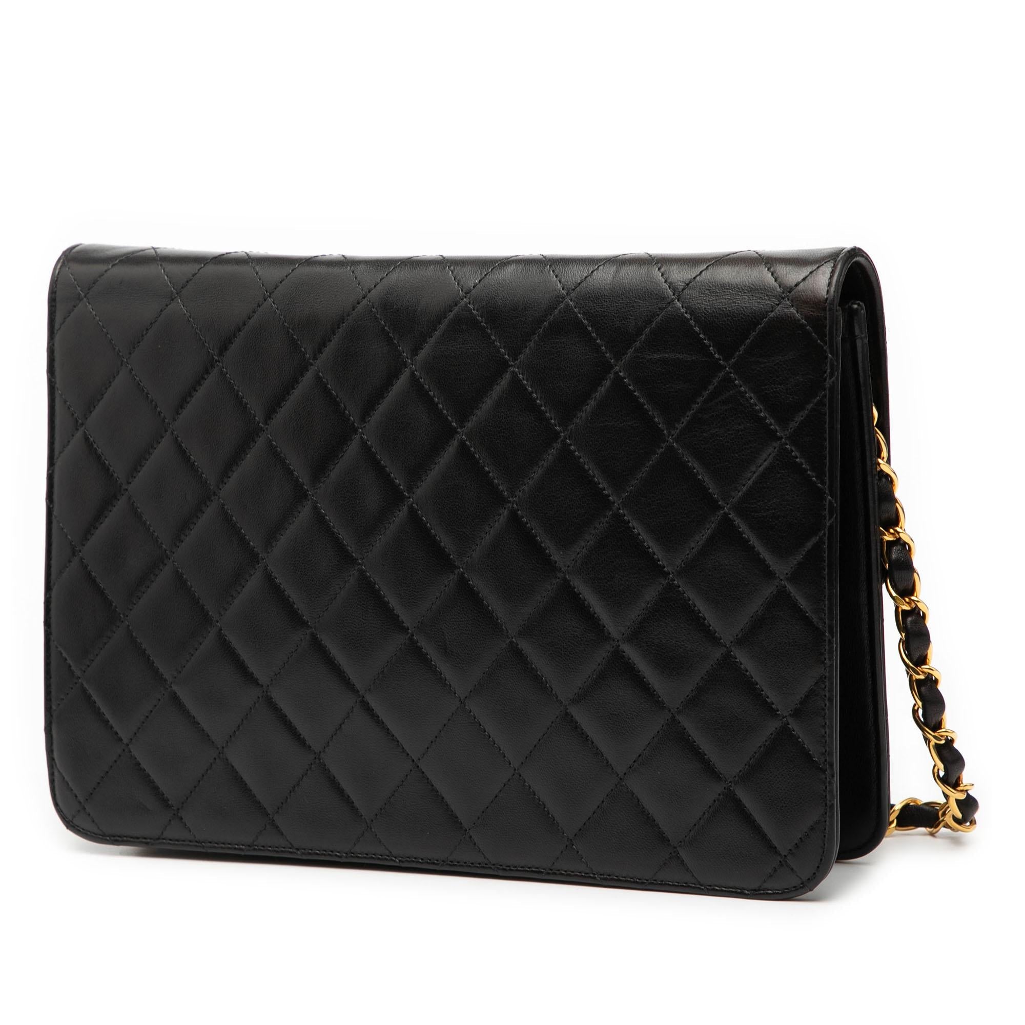 Chanel Medium CC Quilted Lambskin Single Flap