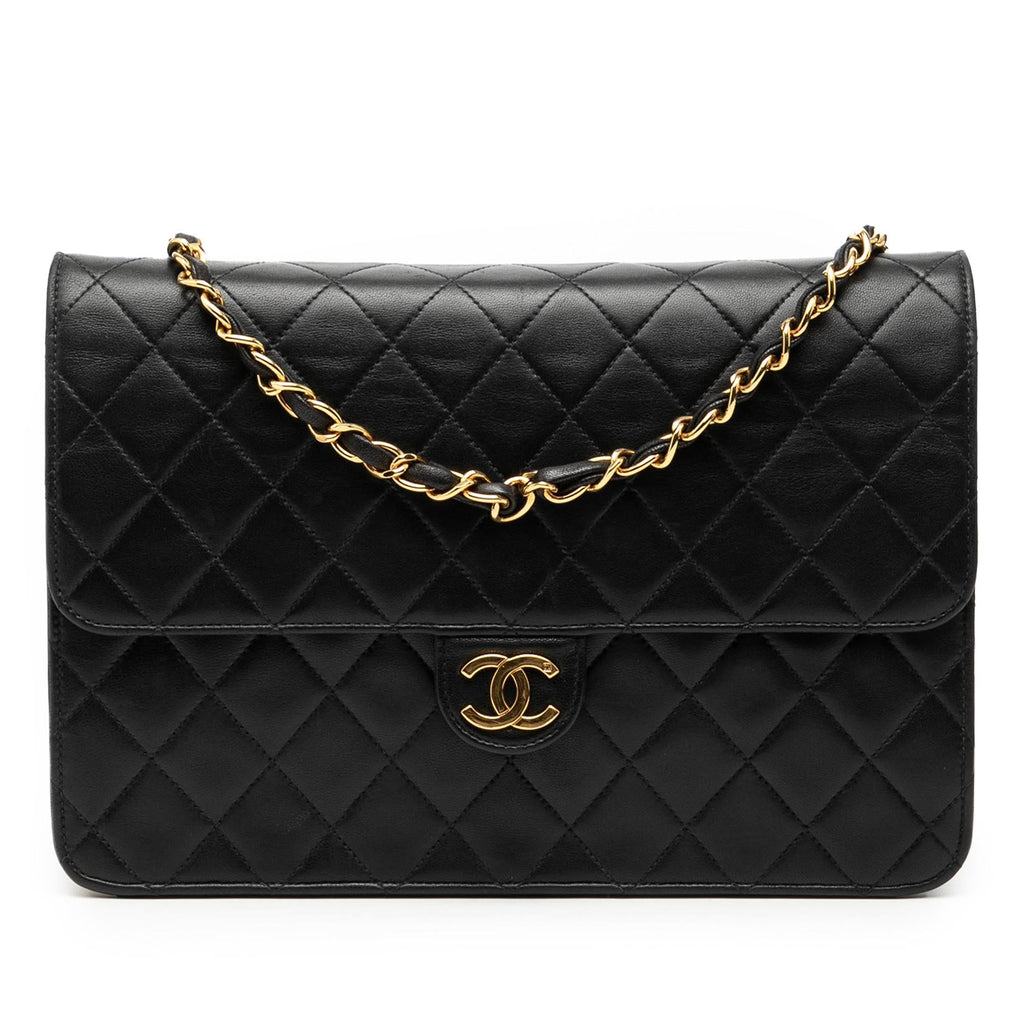 Chanel Medium CC Quilted Lambskin Single Flap