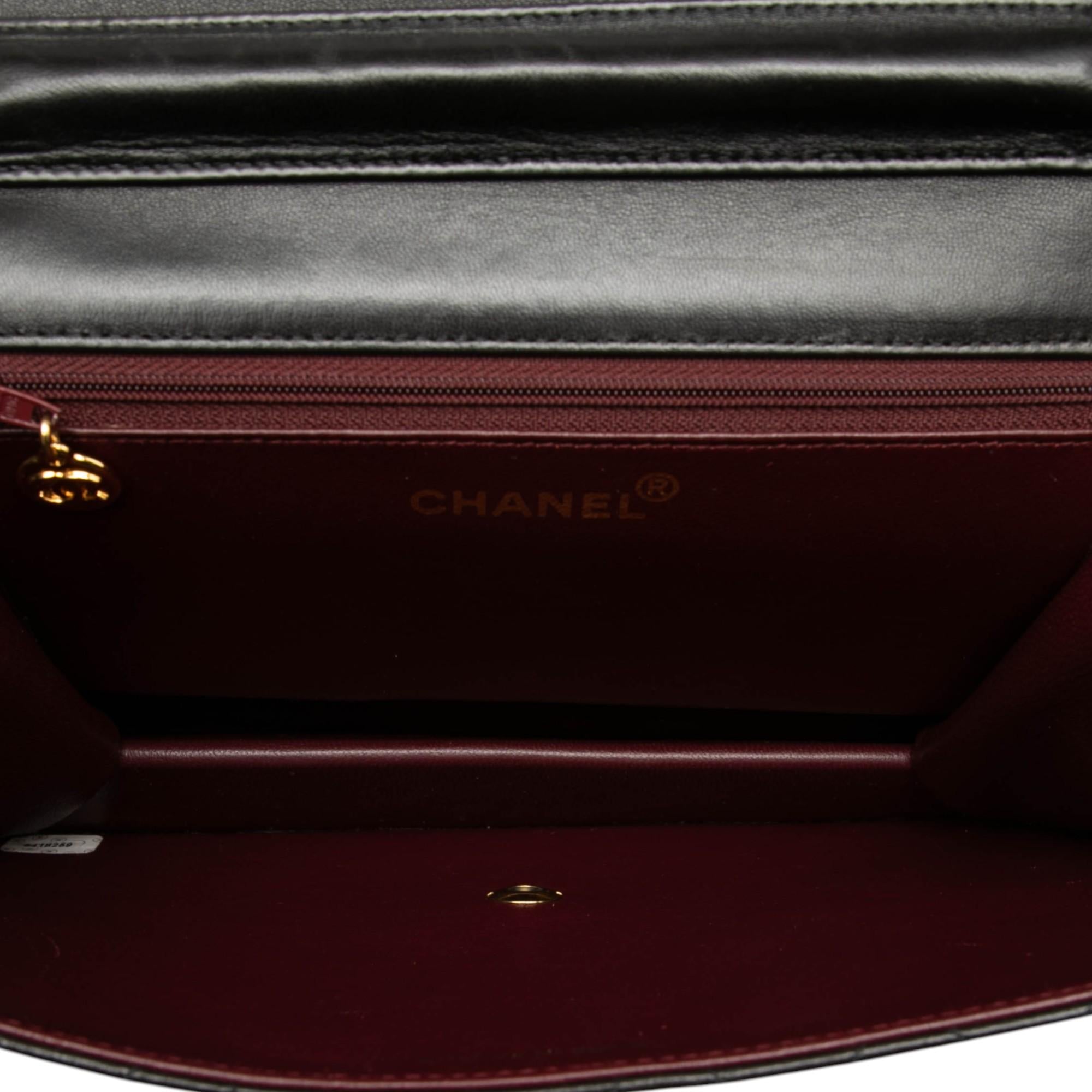 Chanel Medium CC Quilted Lambskin Single Flap