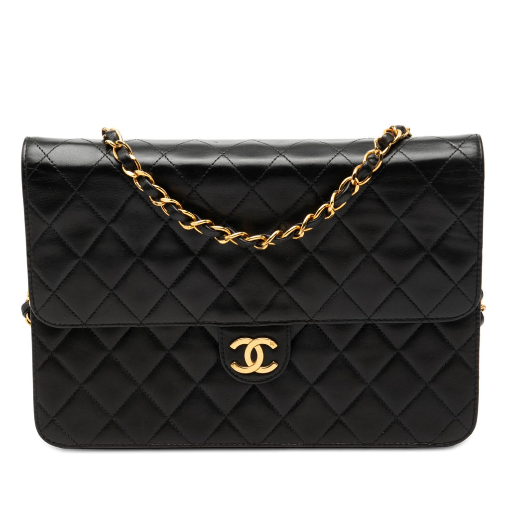Chanel Medium CC Quilted Lambskin Single Flap