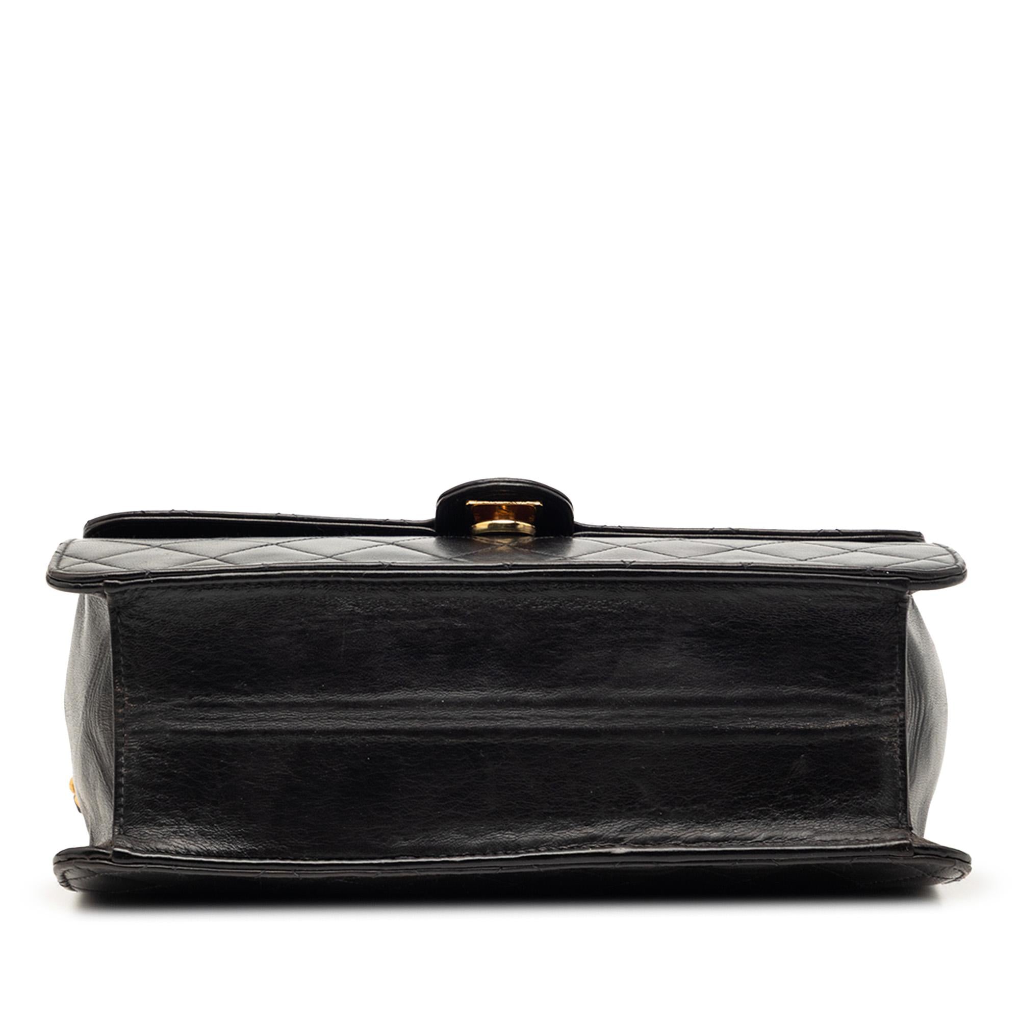 Chanel Medium CC Quilted Lambskin Single Flap