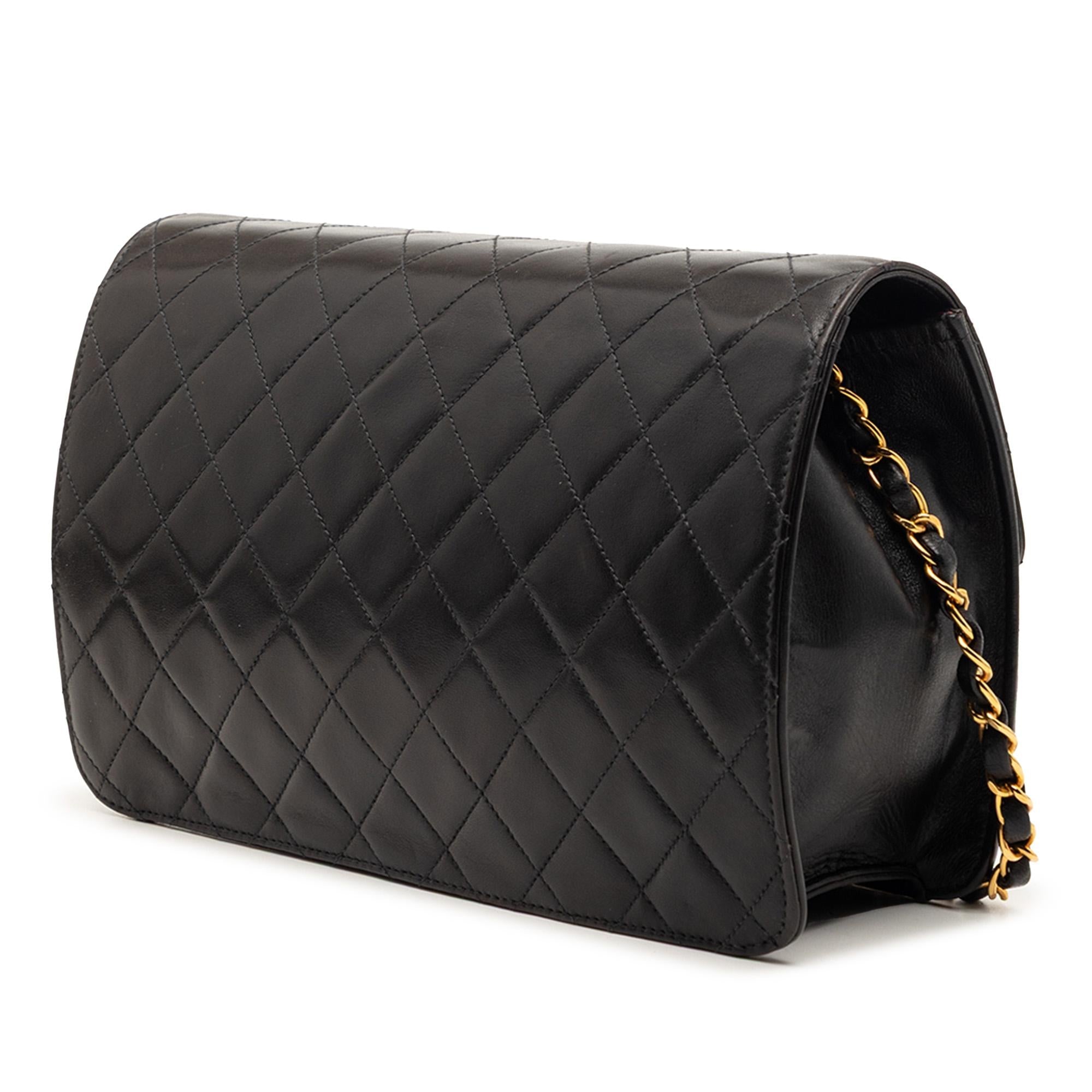 Chanel Medium CC Quilted Lambskin Single Flap