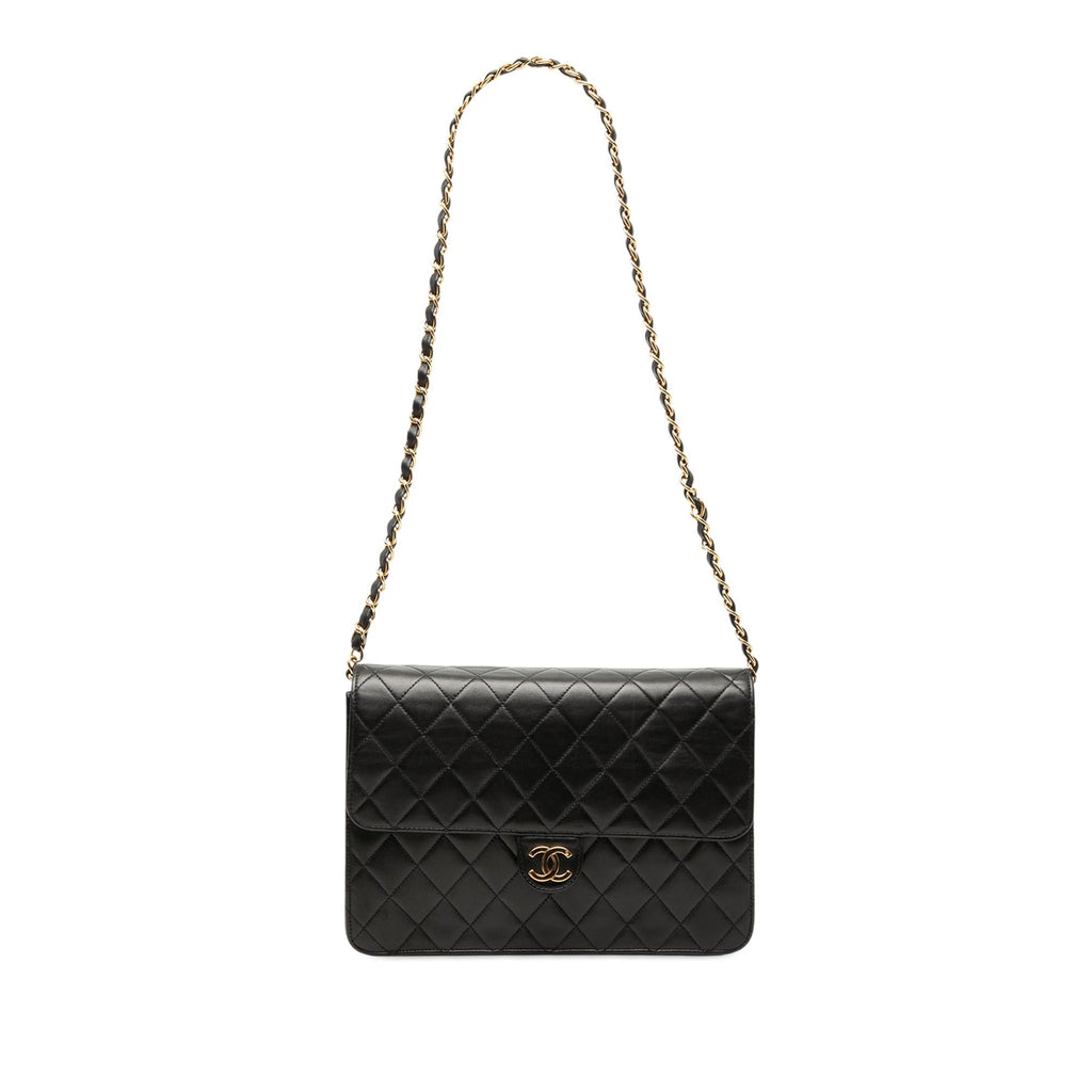 Chanel Medium CC Quilted Lambskin Single Flap