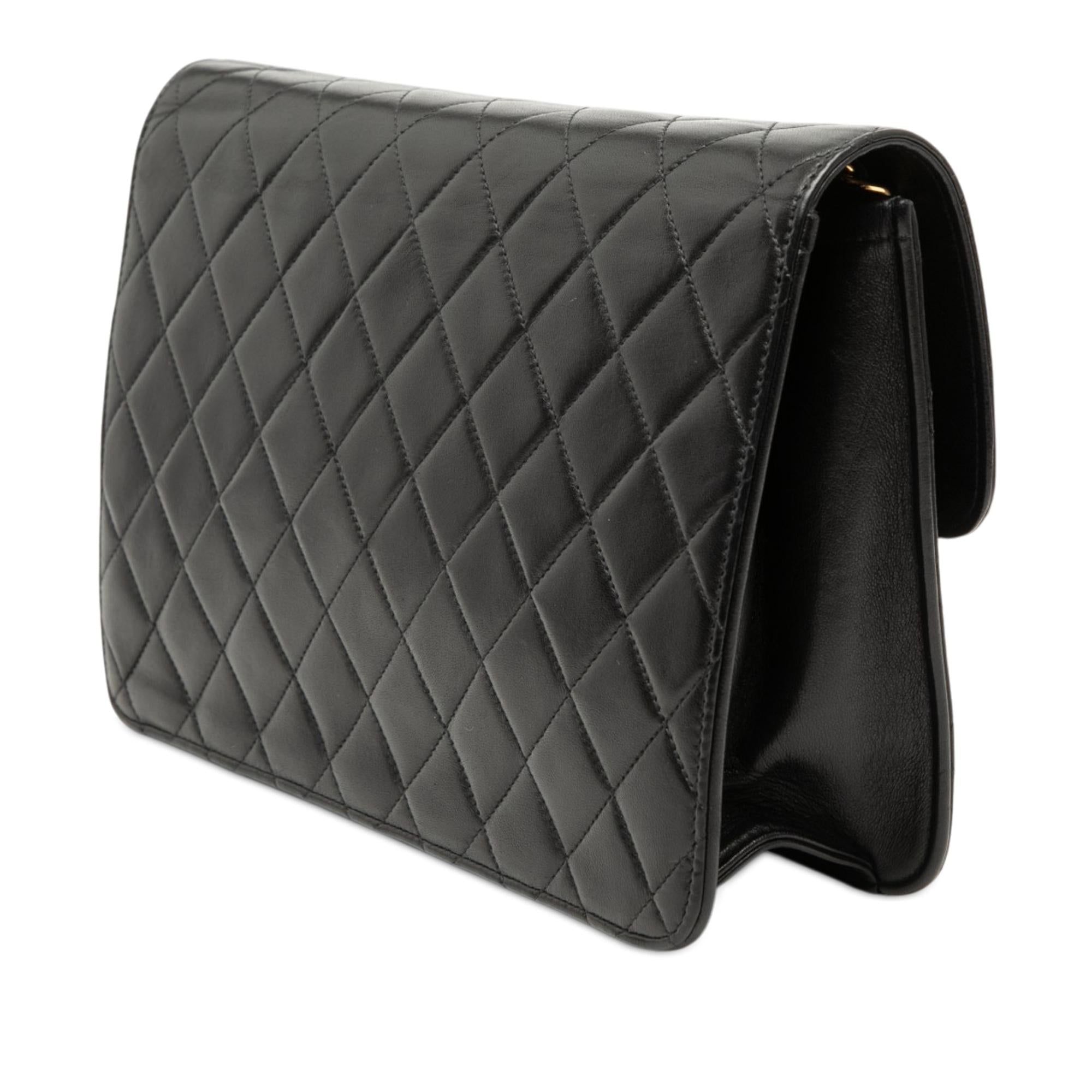 Chanel Medium CC Quilted Lambskin Single Flap