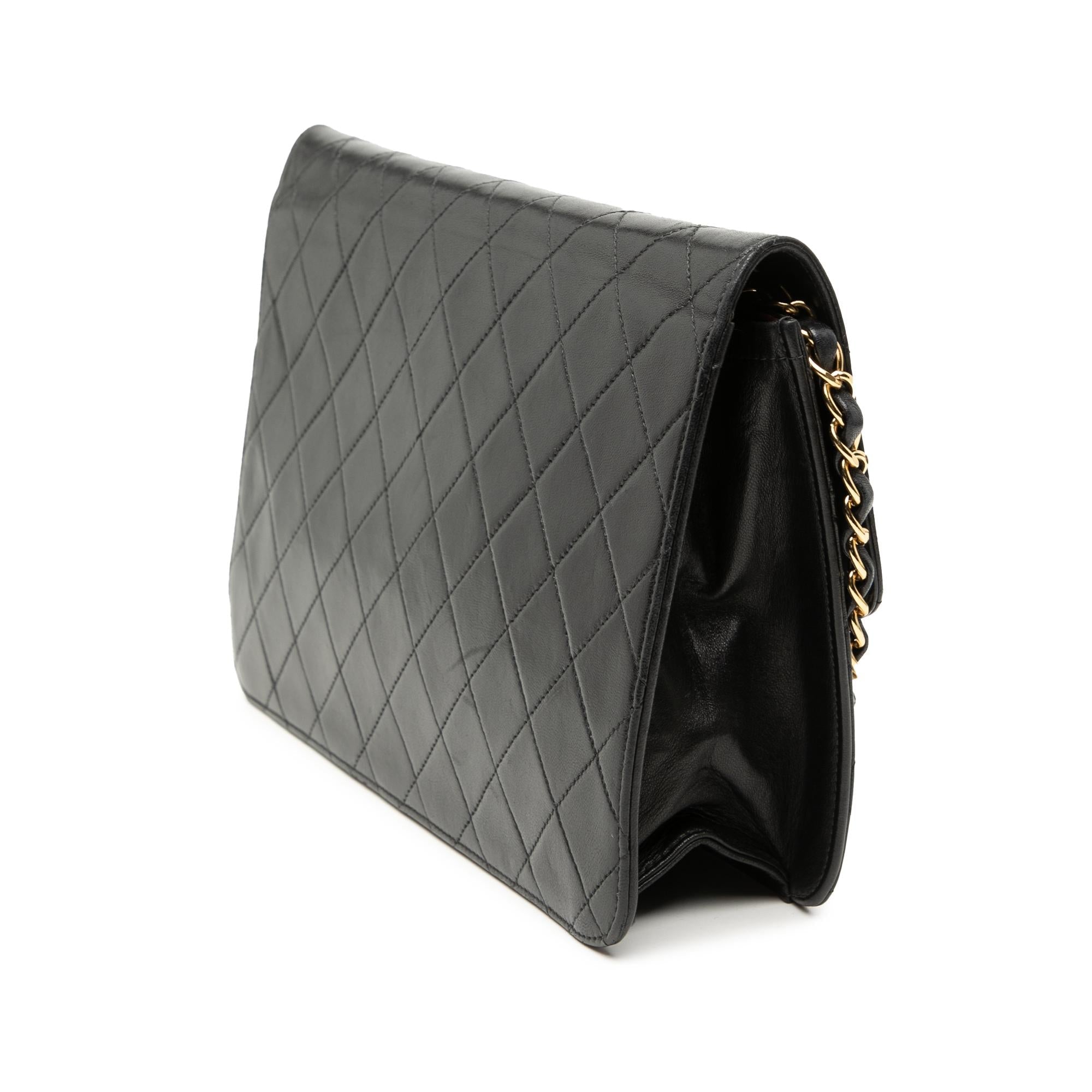 Chanel Medium CC Quilted Lambskin Single Flap
