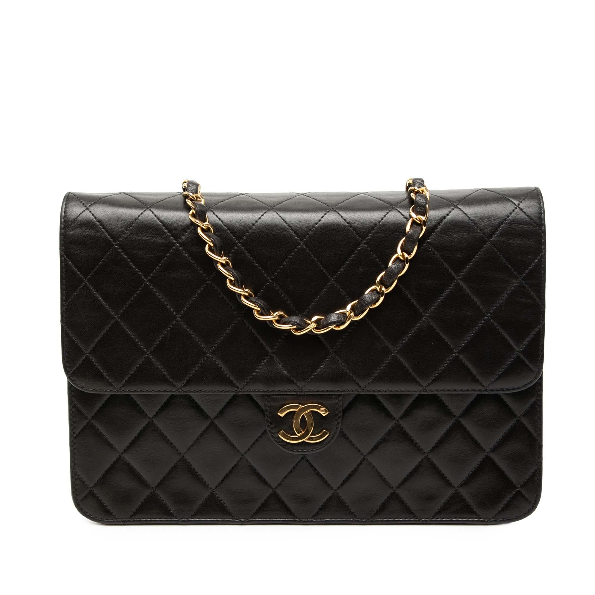 Chanel Medium CC Quilted Lambskin Single Flap