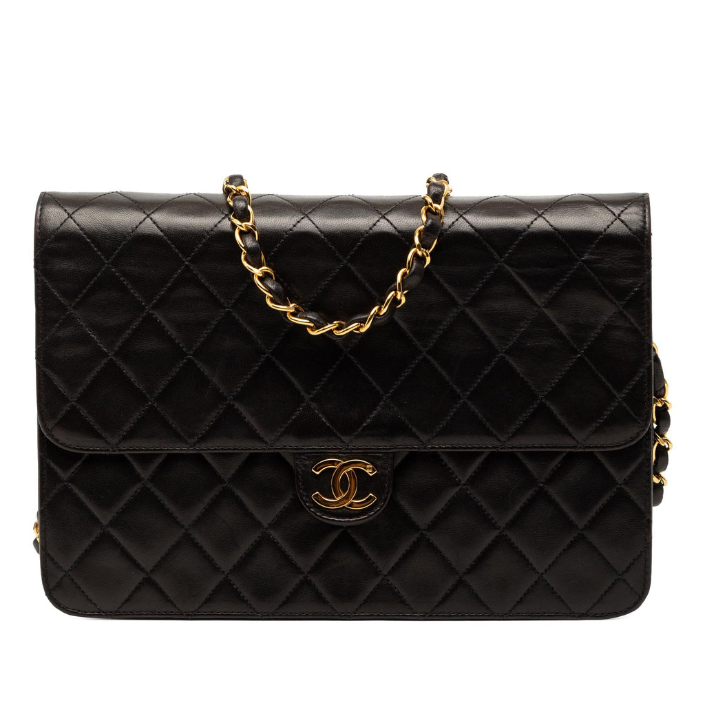 Chanel Medium CC Quilted Lambskin Single Flap