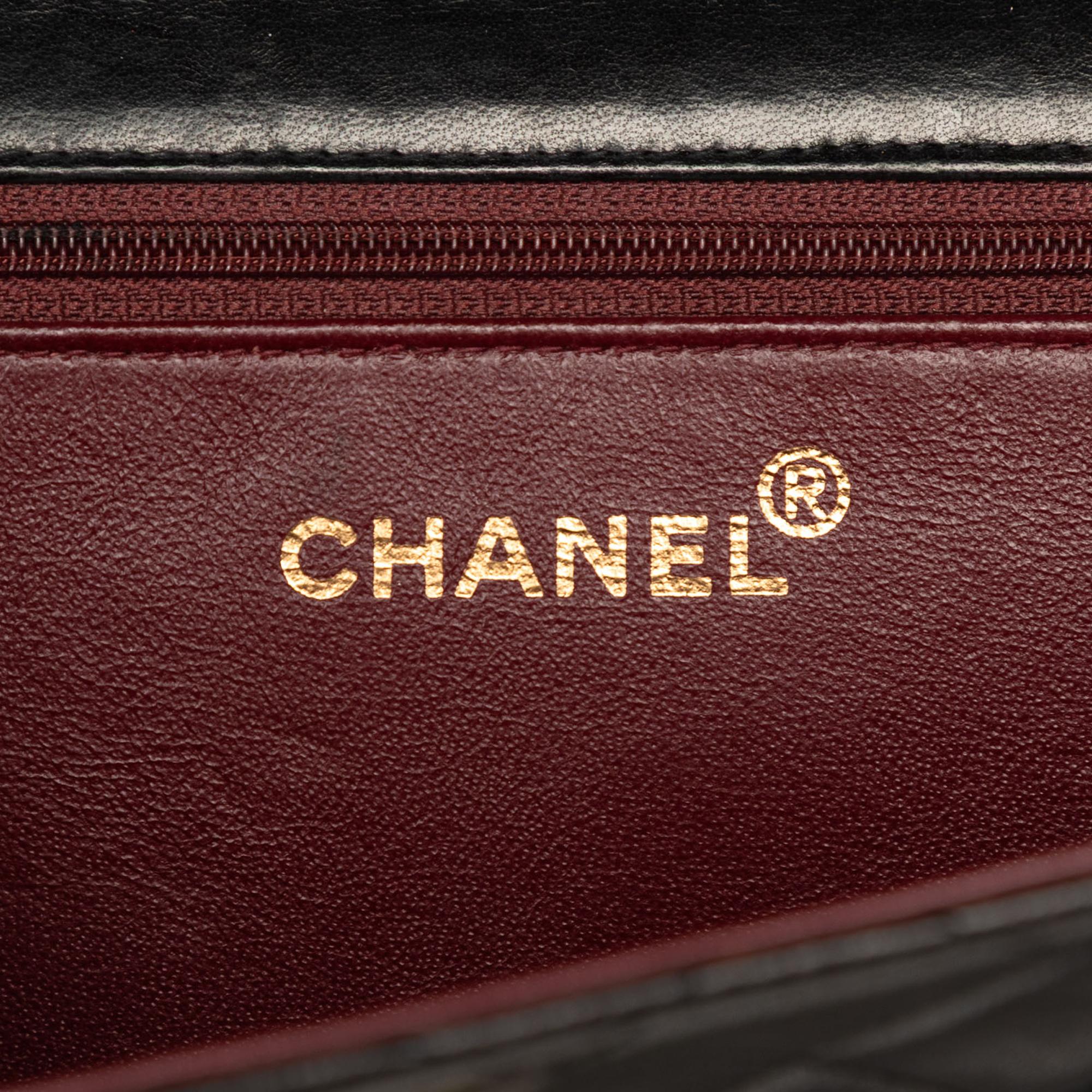 Chanel Medium CC Quilted Lambskin Single Flap