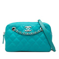 Chanel Medium CC Quilted Rubberized Lambskin Coco Rain Camera Bag