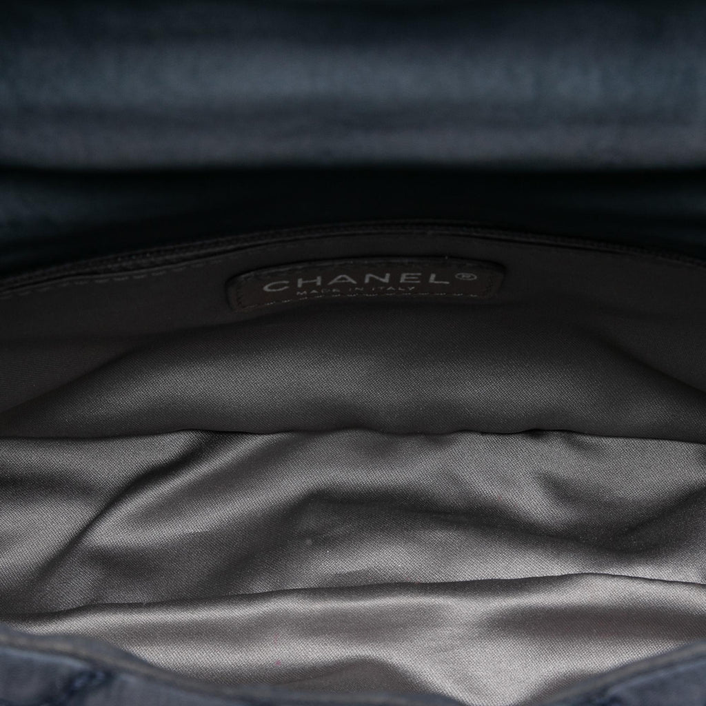 Chanel Medium CC Quilted Satin Single Flap