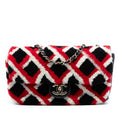 Chanel Medium CC Shearling and Lambskin Single Flap