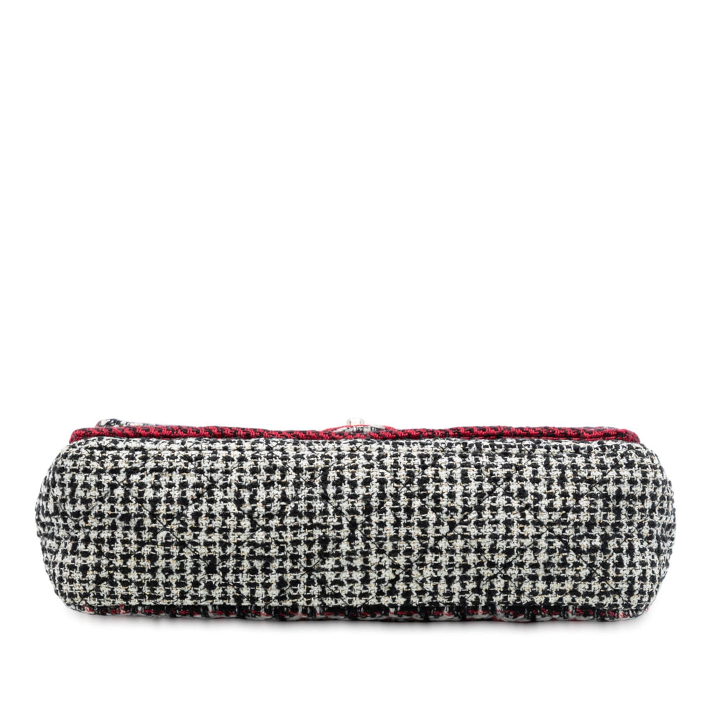 Chanel Medium CC Tweed Multi Print Double Flap