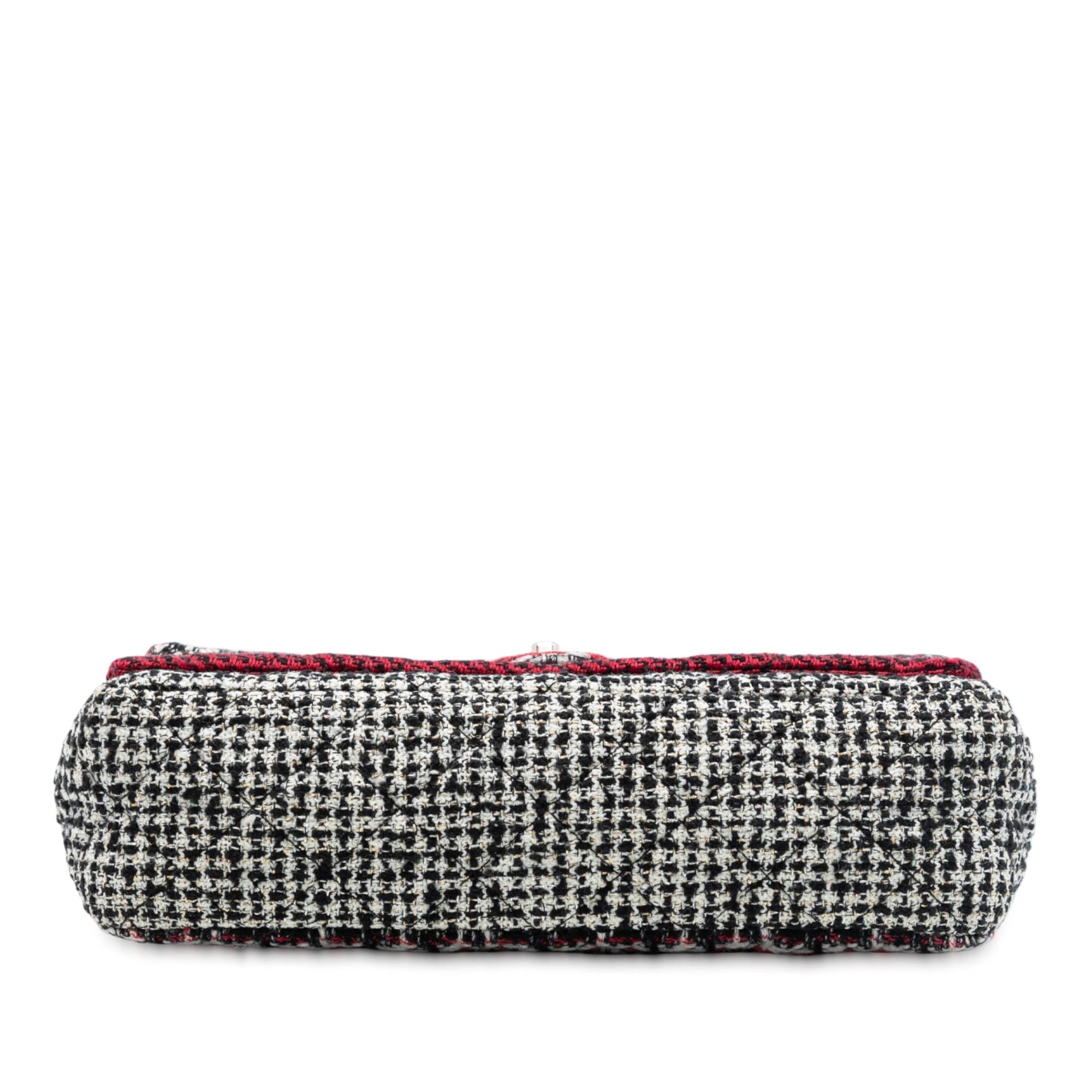 Chanel Medium CC Tweed Multi Print Double Flap