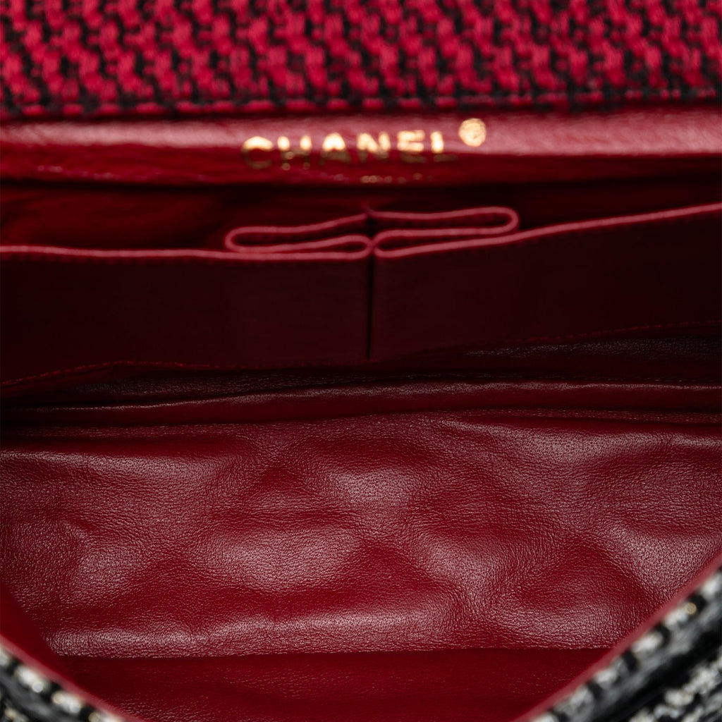 Chanel Medium CC Tweed Multi Print Double Flap