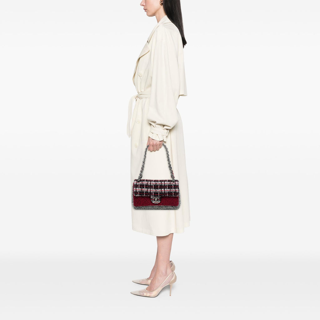 Chanel Medium CC Tweed Multi Print Double Flap