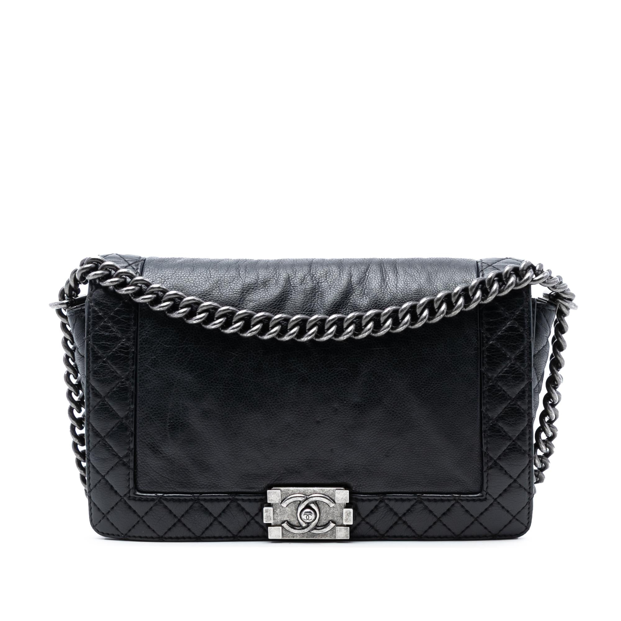 Chanel Medium Calfskin Boy Reverso Flap