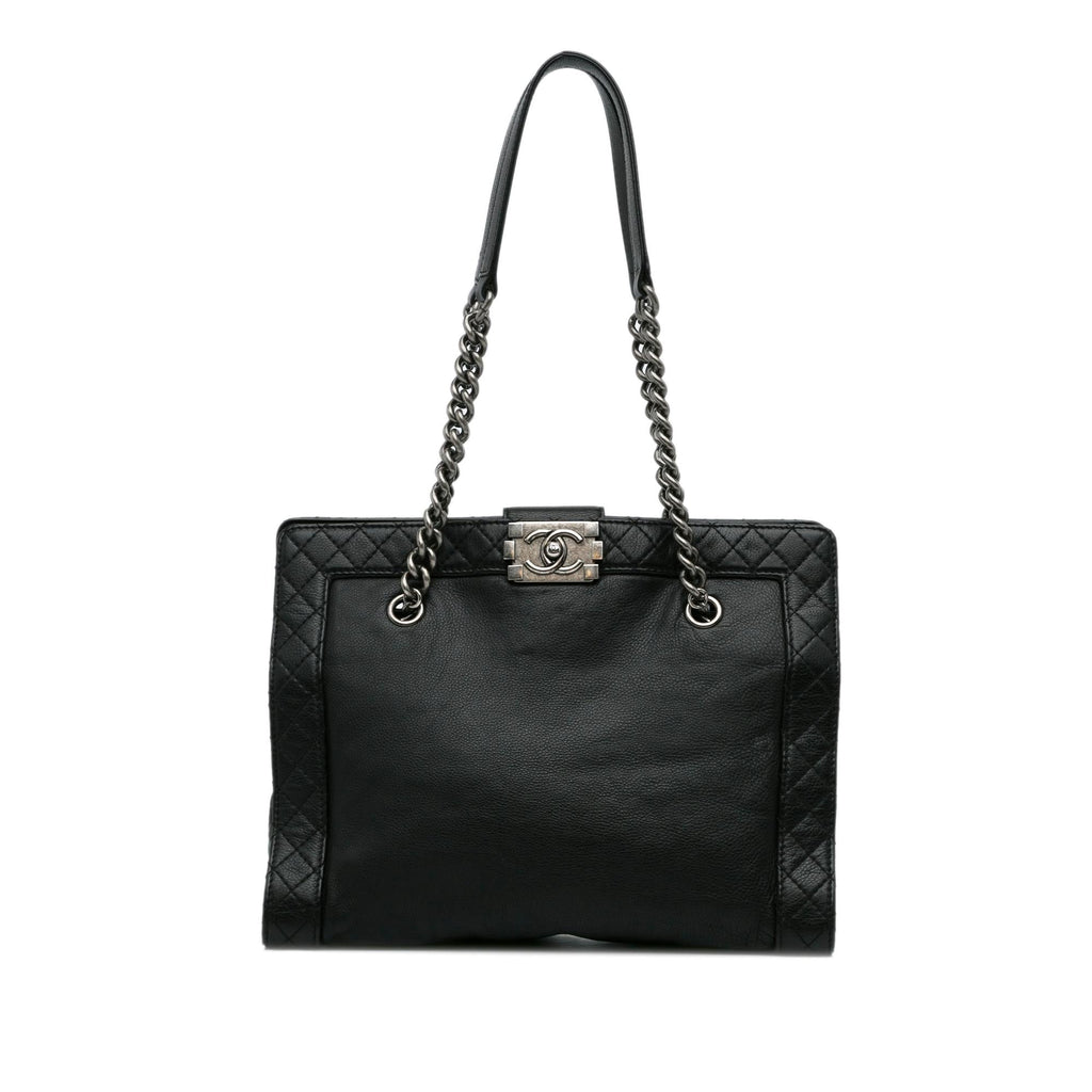 Chanel Medium Calfskin Boy Reverso Shopping Tote