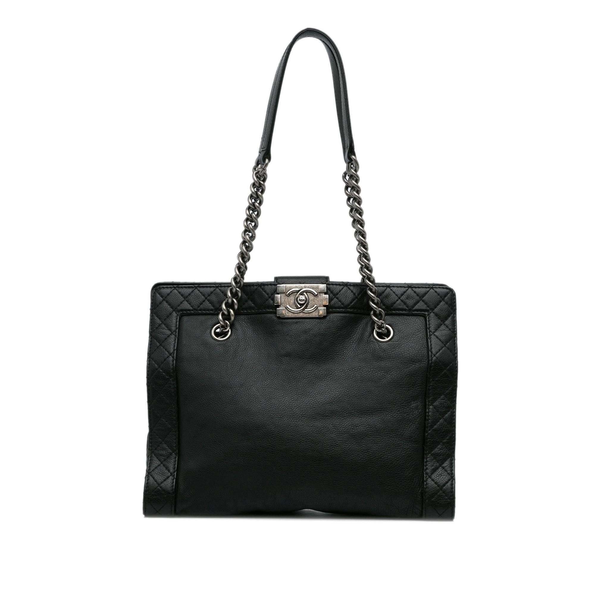 Chanel Medium Calfskin Boy Reverso Shopping Tote