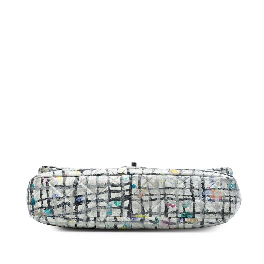 Chanel Medium Calfskin Hand Painted Graffiti Flap