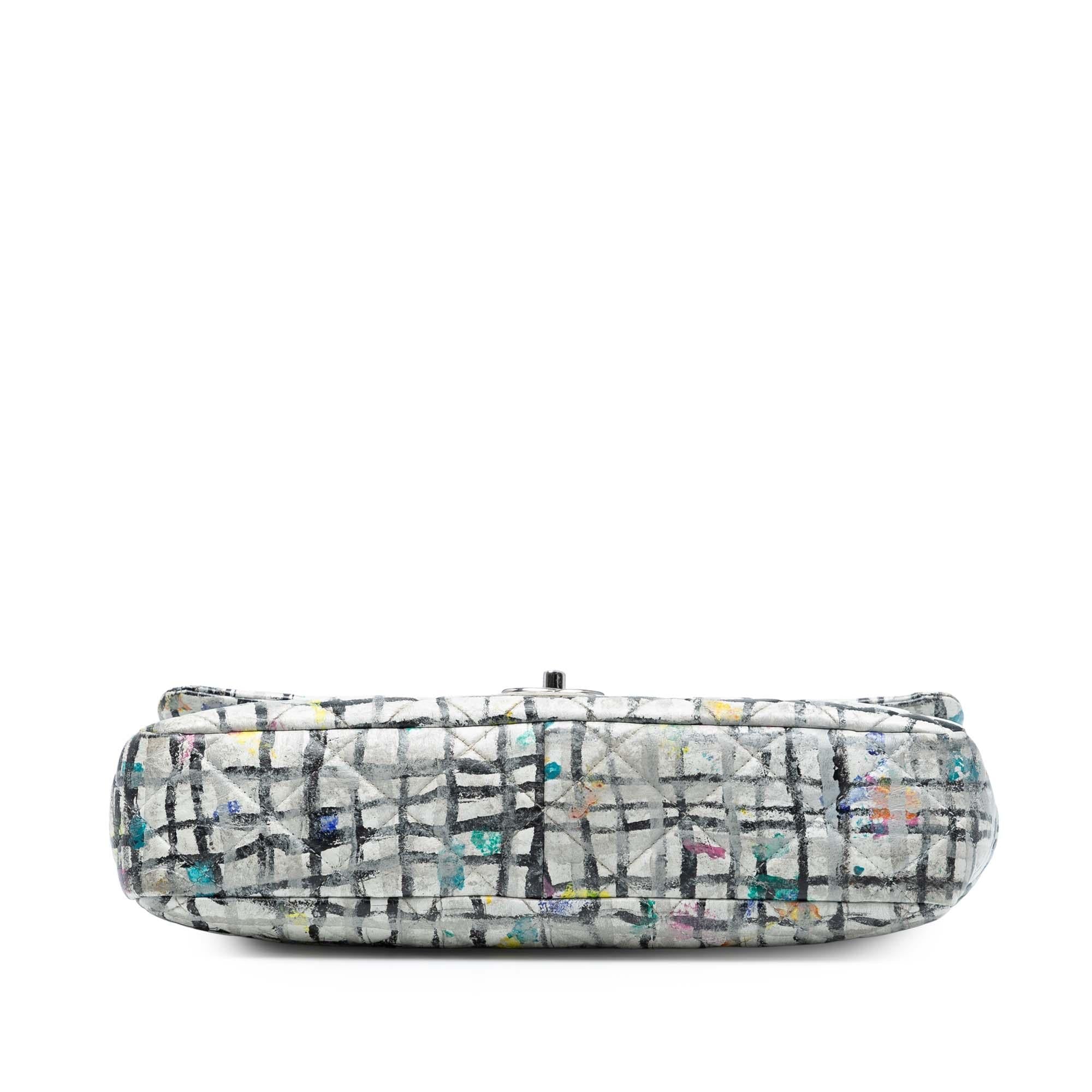 Chanel Medium Calfskin Hand Painted Graffiti Flap
