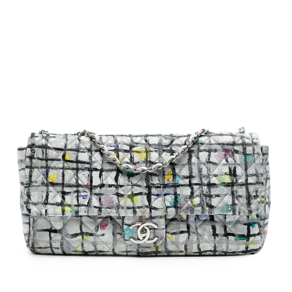 Chanel Medium Calfskin Hand Painted Graffiti Flap