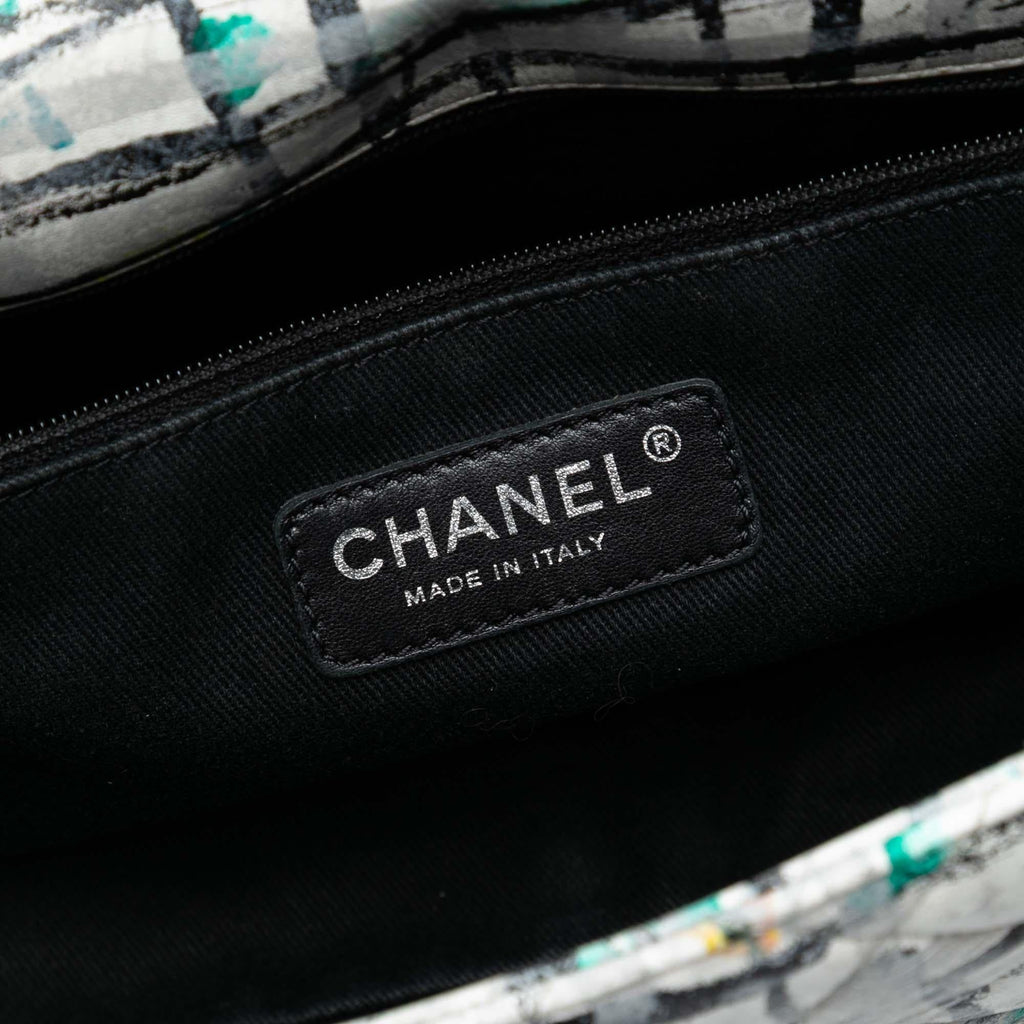 Chanel Medium Calfskin Hand Painted Graffiti Flap