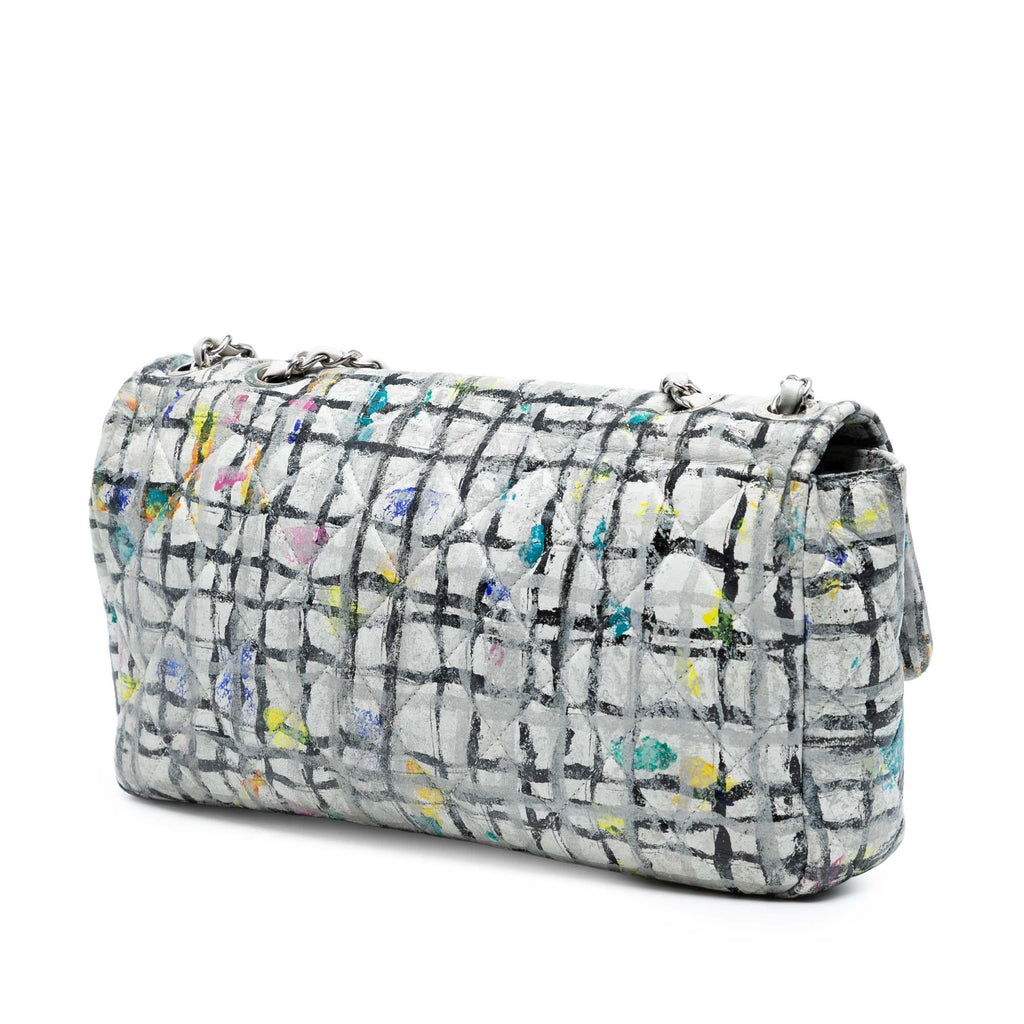Chanel Medium Calfskin Hand Painted Graffiti Flap