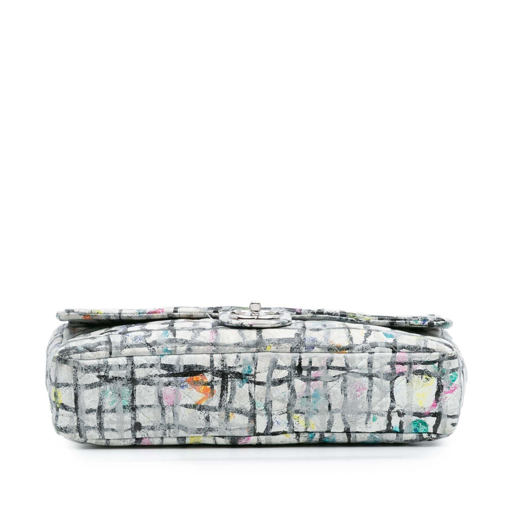 Chanel Medium Calfskin Hand Painted Graffiti Flap