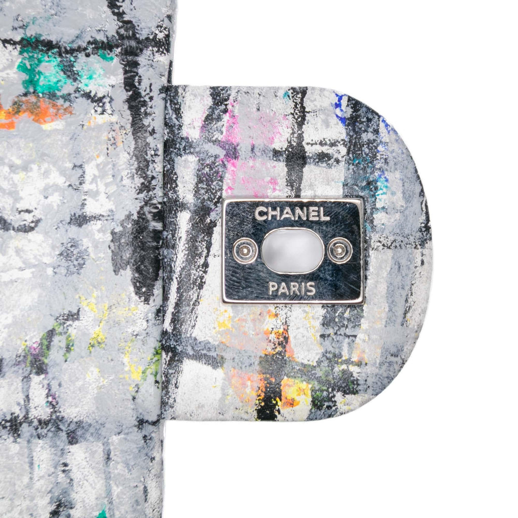 Chanel Medium Calfskin Hand Painted Graffiti Flap