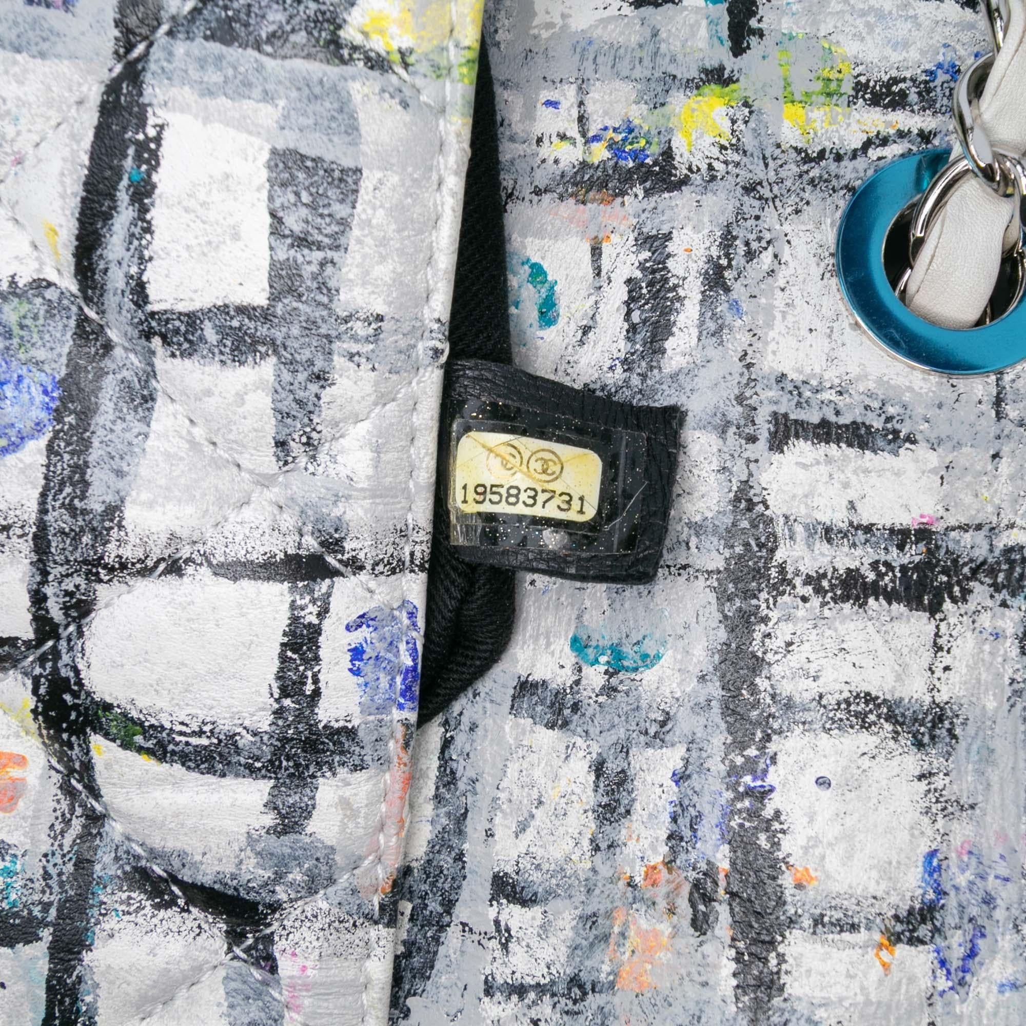 Chanel Medium Calfskin Hand Painted Graffiti Flap