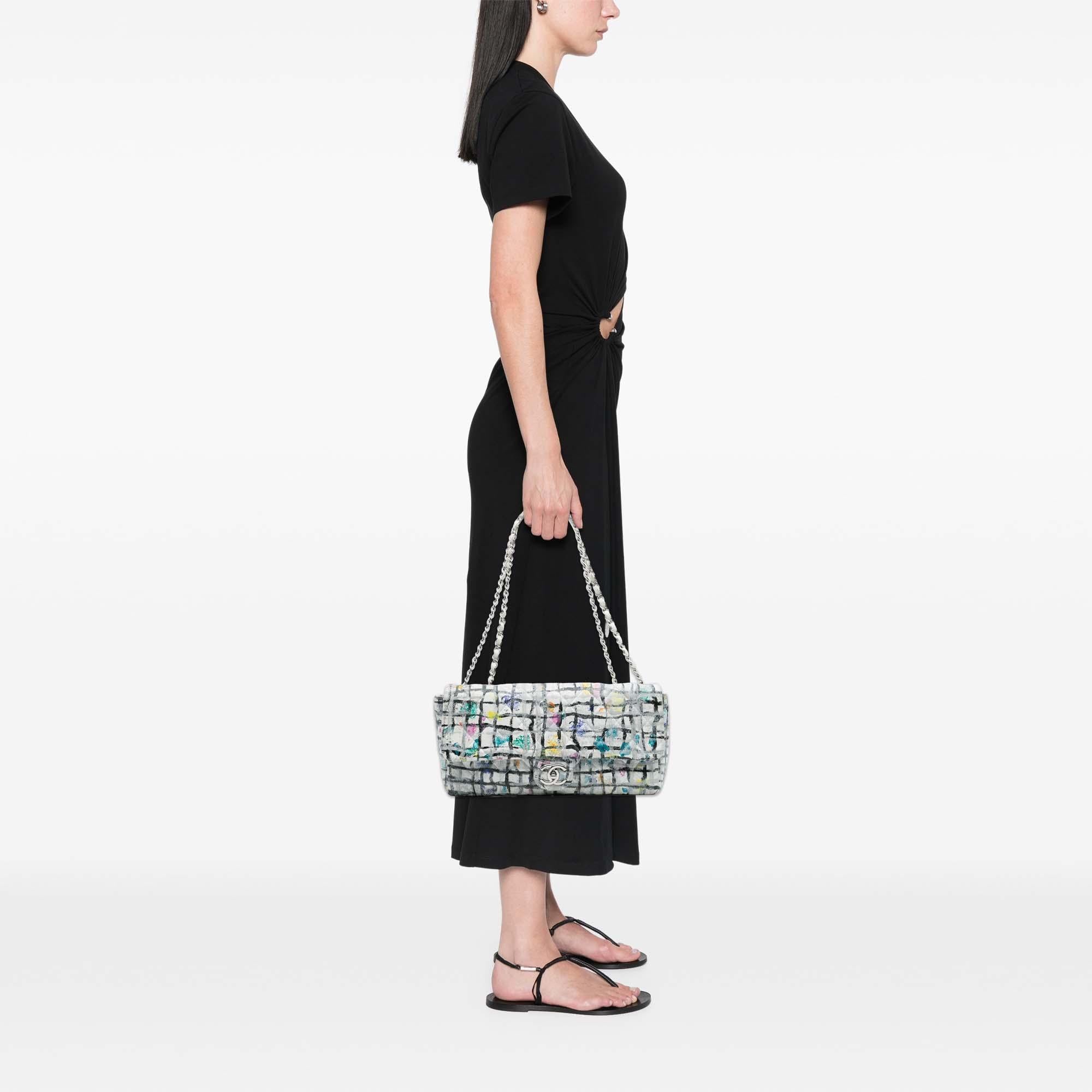 Chanel Medium Calfskin Hand Painted Graffiti Flap