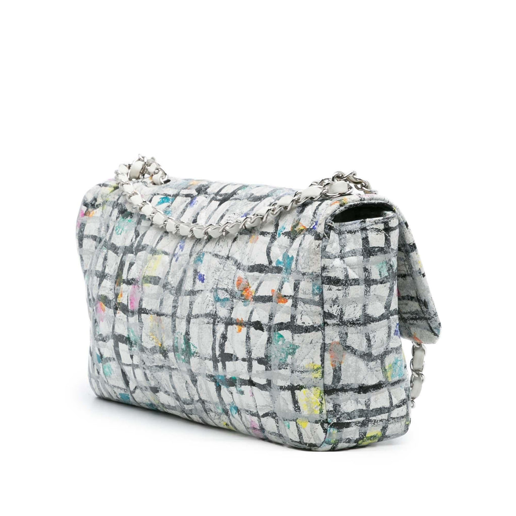 Chanel Medium Calfskin Hand Painted Graffiti Flap