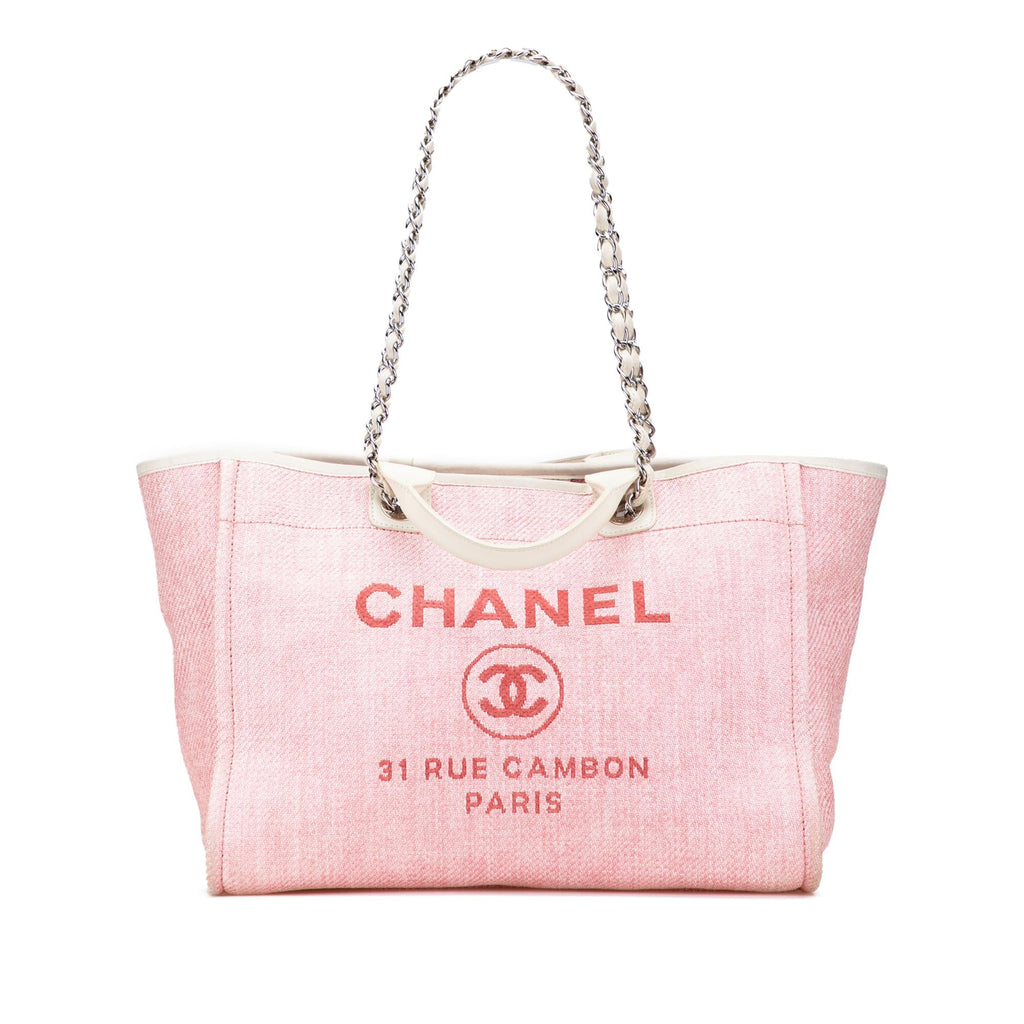 Chanel Medium Canvas Deauville Satchel