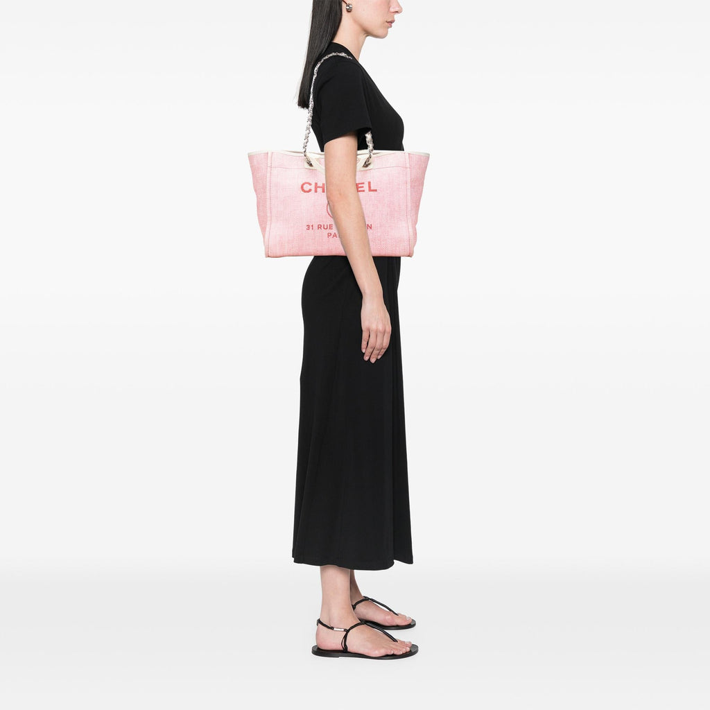 Chanel Medium Canvas Deauville Satchel