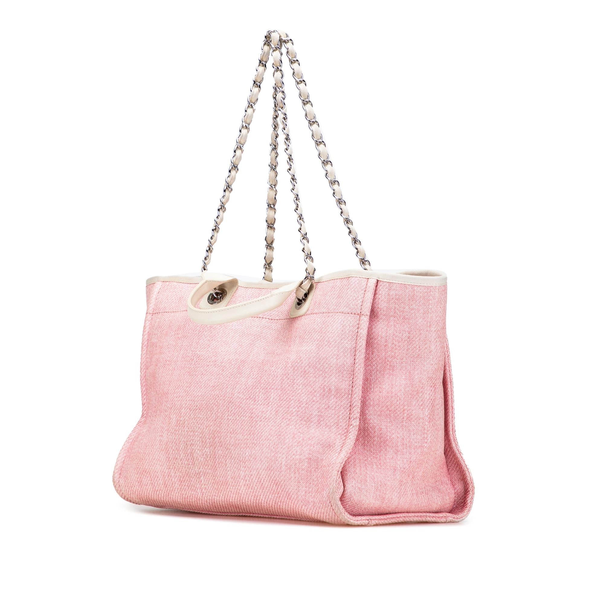 Chanel Medium Canvas Deauville Satchel