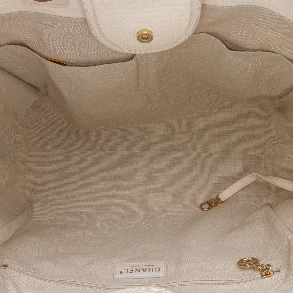 Chanel Medium Canvas Deauville Tote
