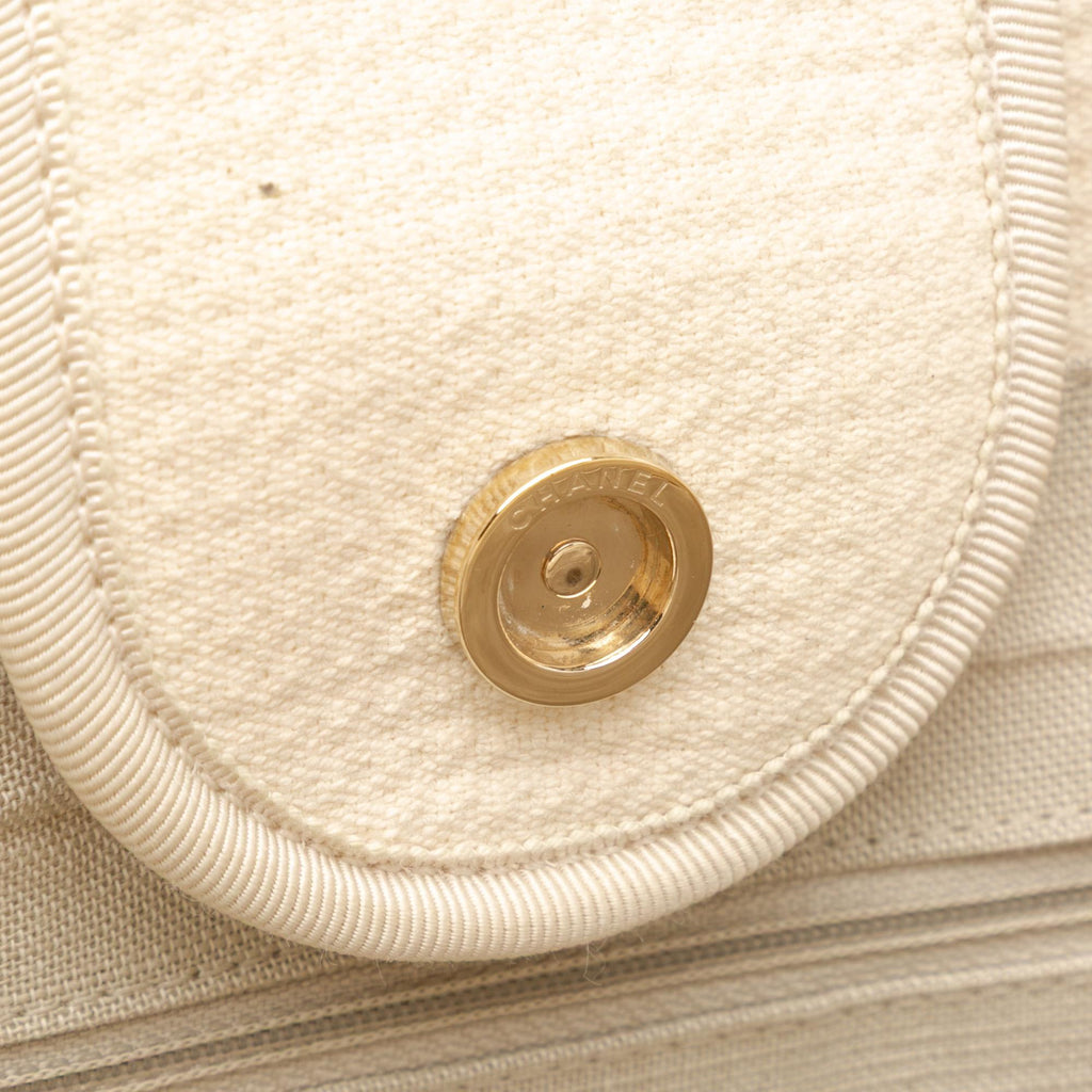 Chanel Medium Canvas Deauville Tote