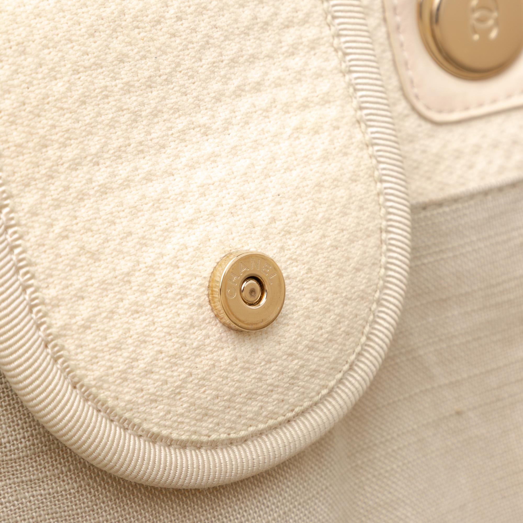 Chanel Medium Canvas Deauville Tote