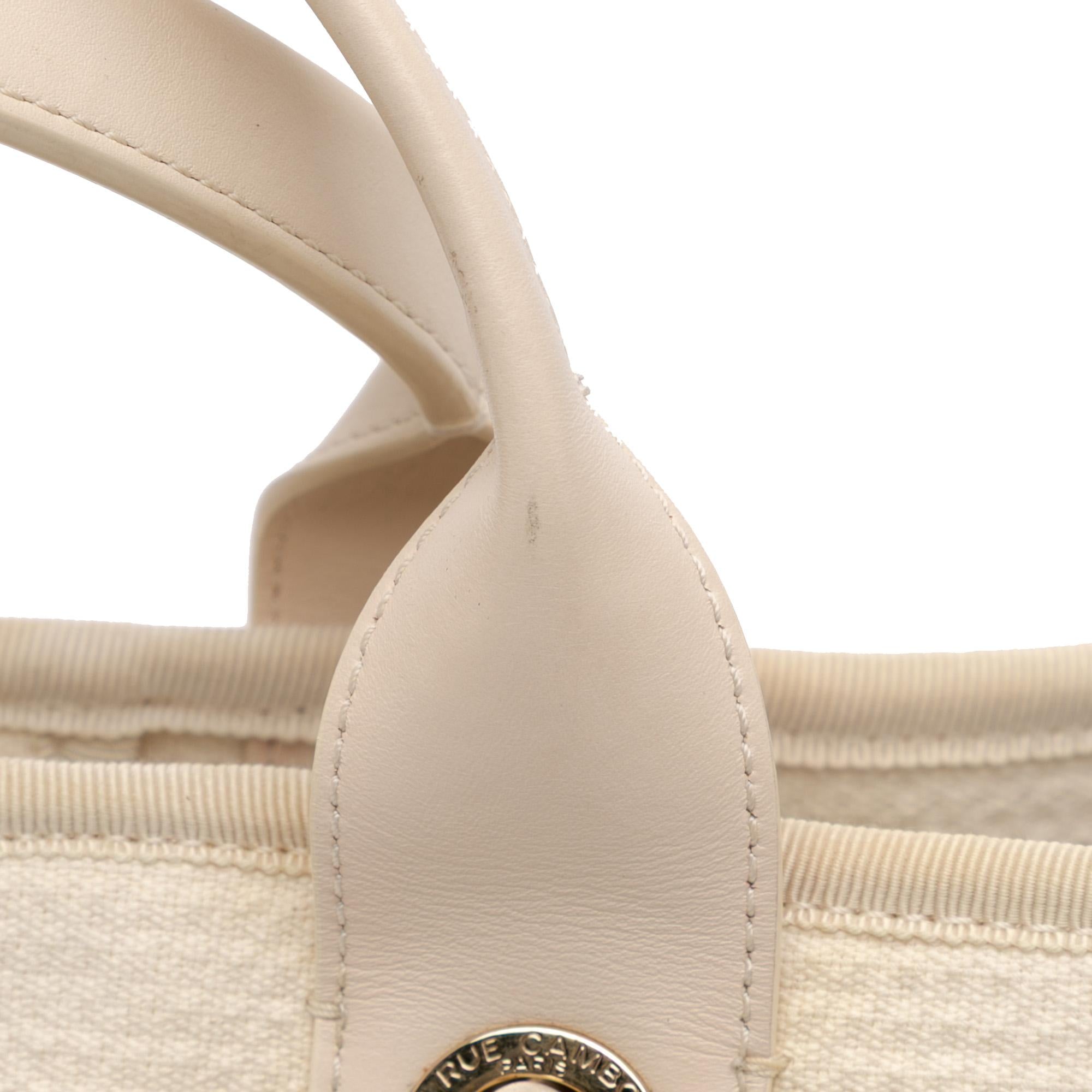 Chanel Medium Canvas Deauville Tote