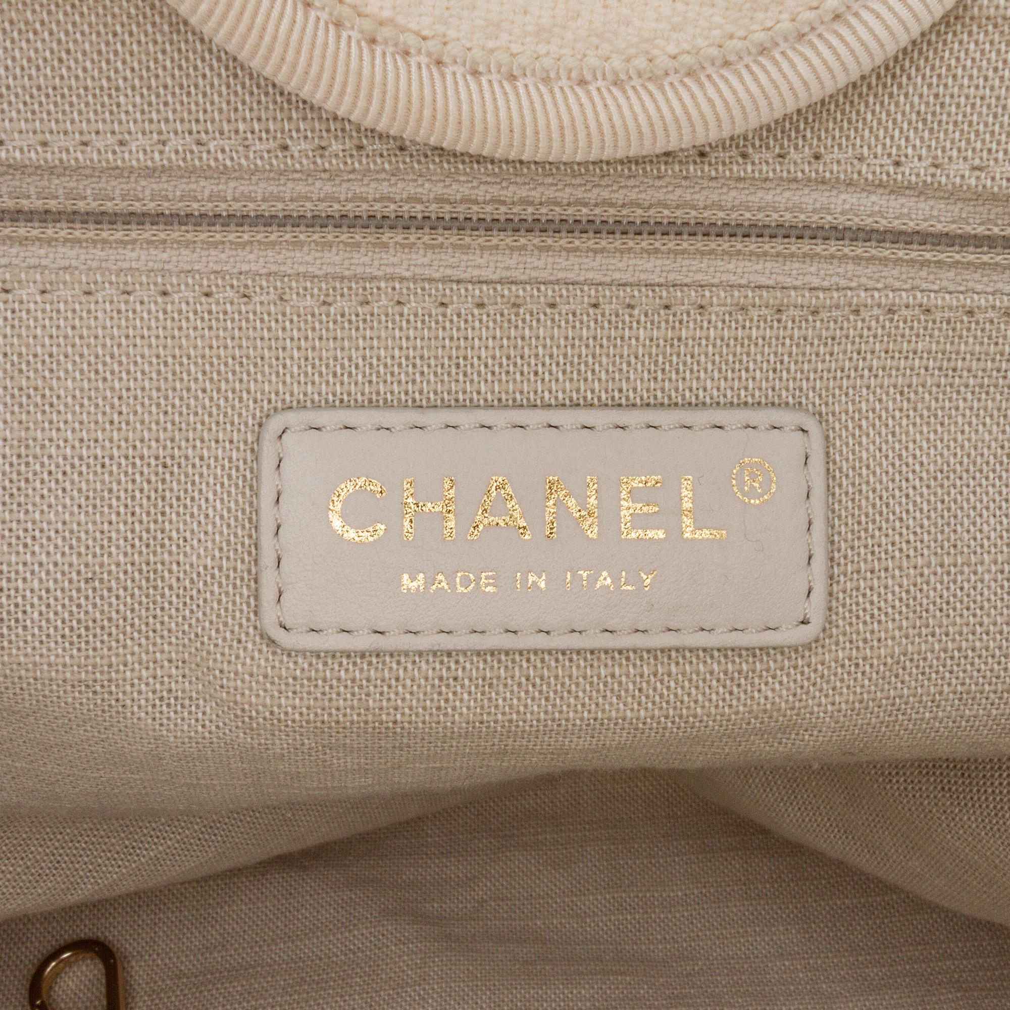 Chanel Medium Canvas Deauville Tote