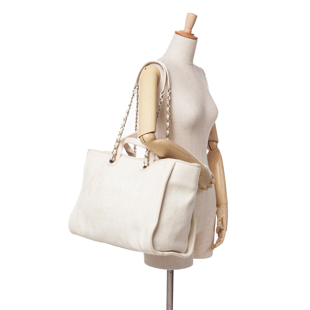 Chanel Medium Canvas Deauville Tote