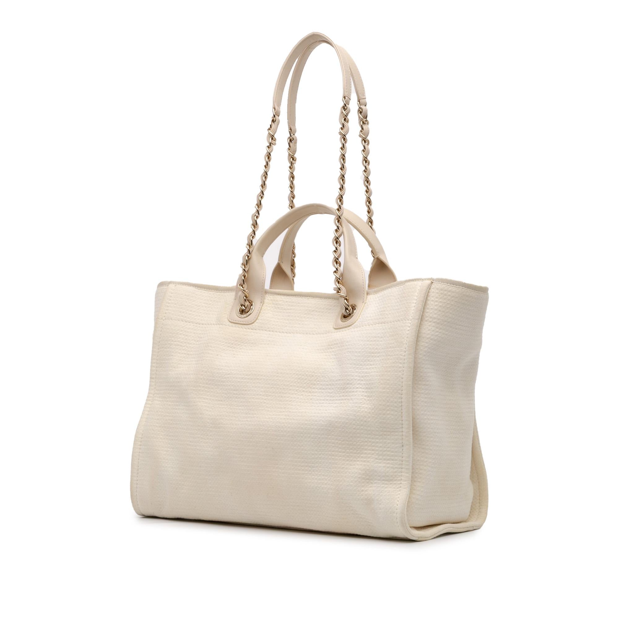 Chanel Medium Canvas Deauville Tote