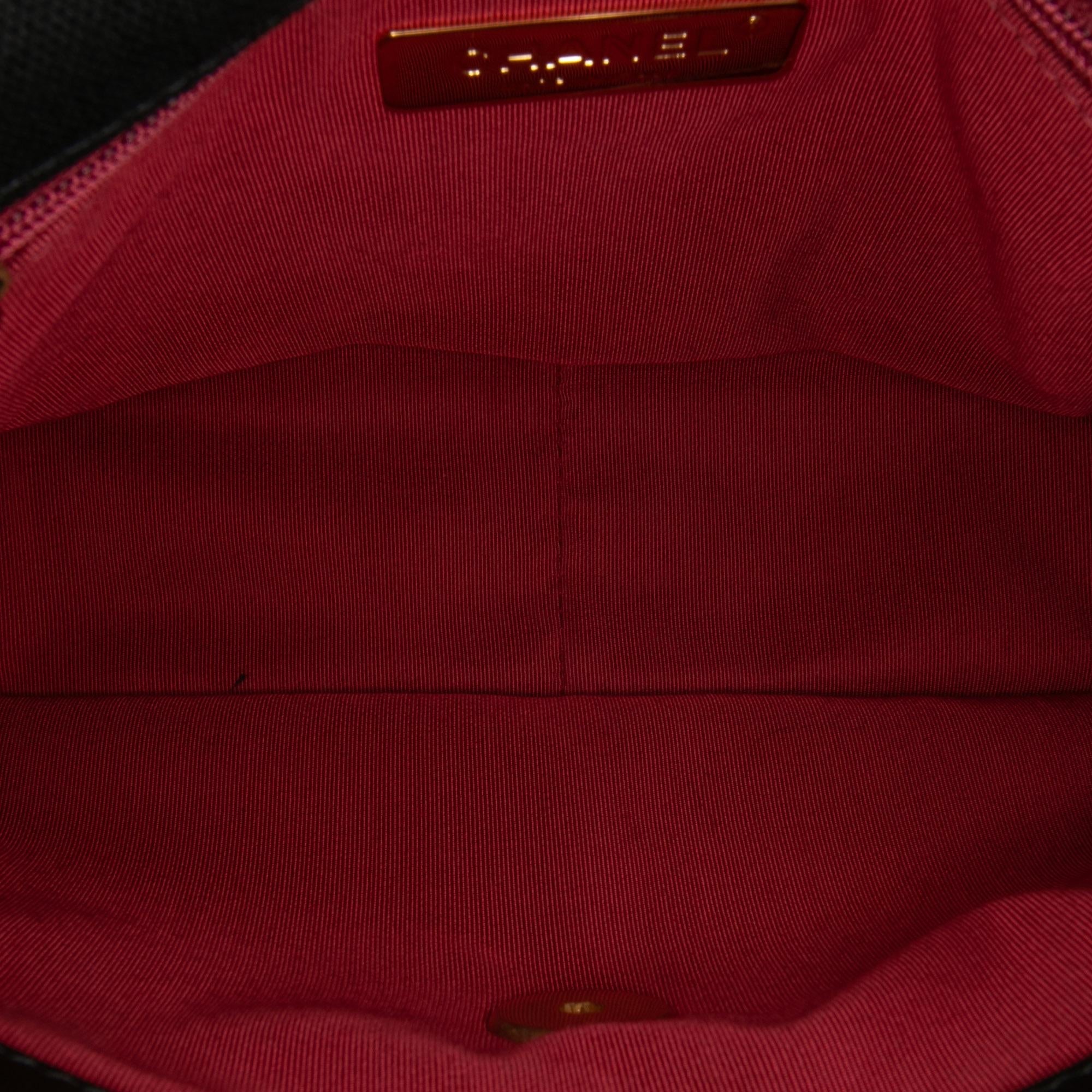 Chanel Medium Canvas and Cotton 19 Flap