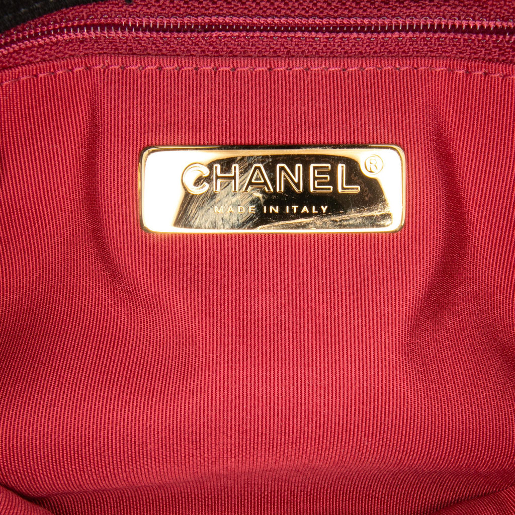 Chanel Medium Canvas and Cotton 19 Flap