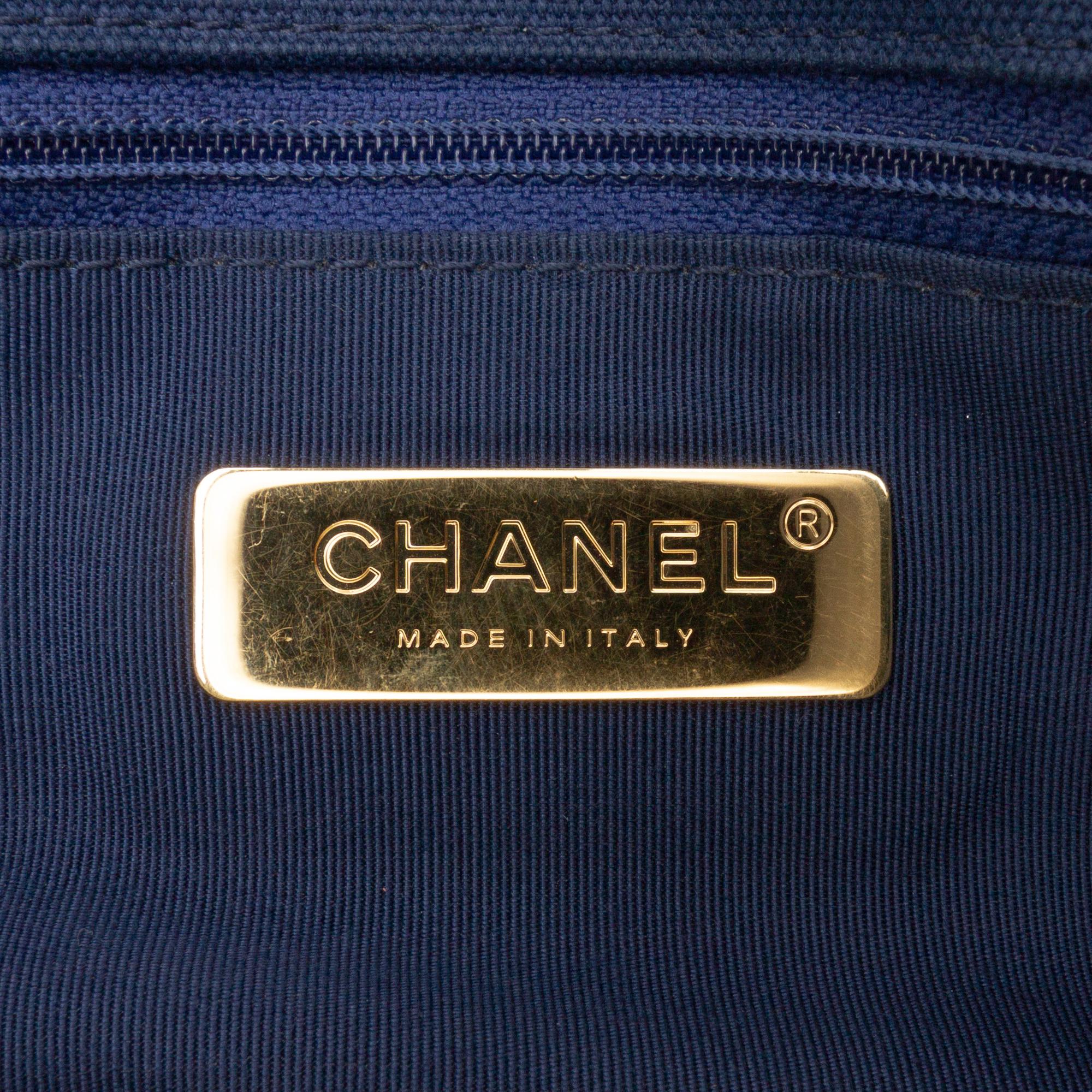 Chanel Medium Canvas and Cotton 19 Flap
